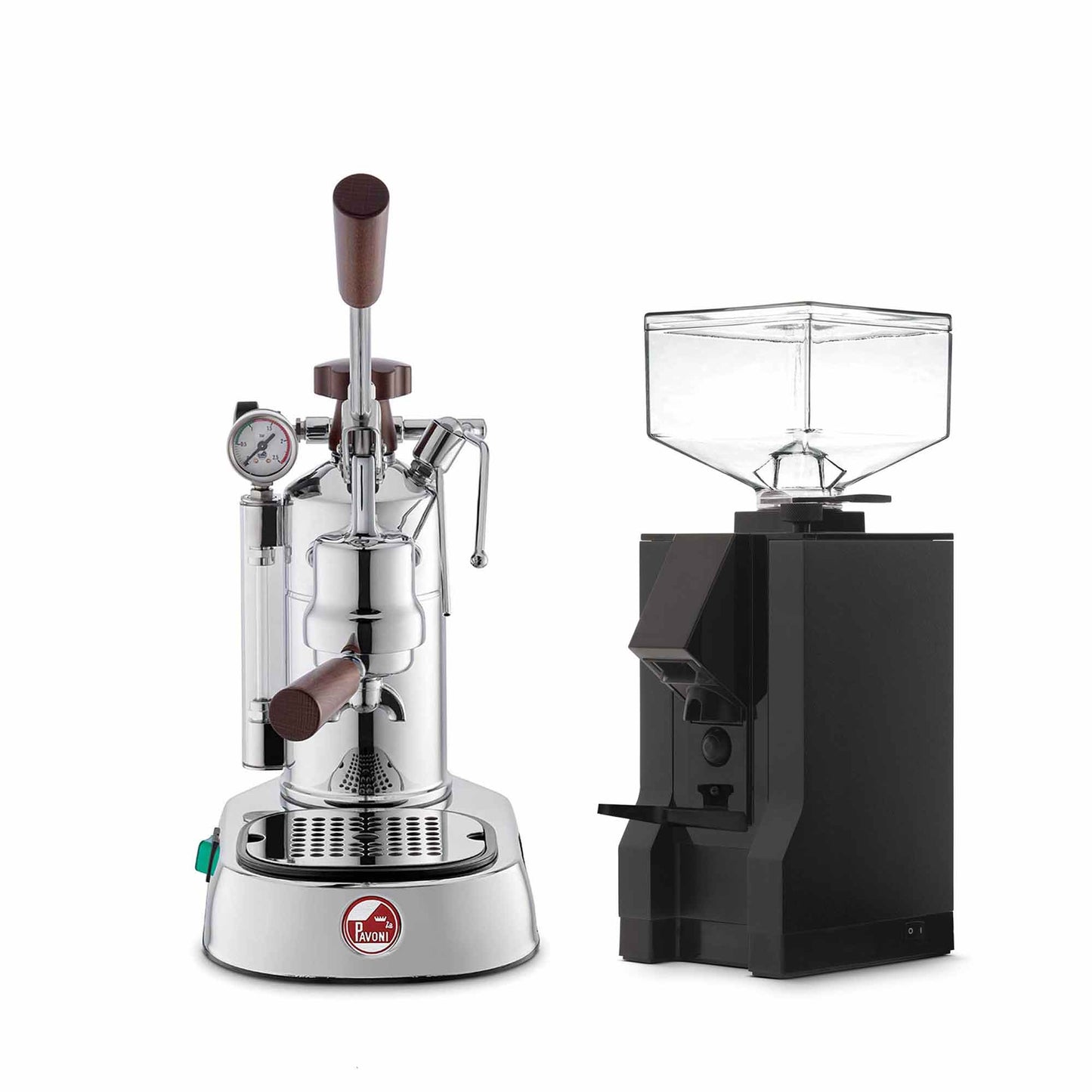 La Pavoni Lever + Eureka Manuale 50 Coffee Machine Package