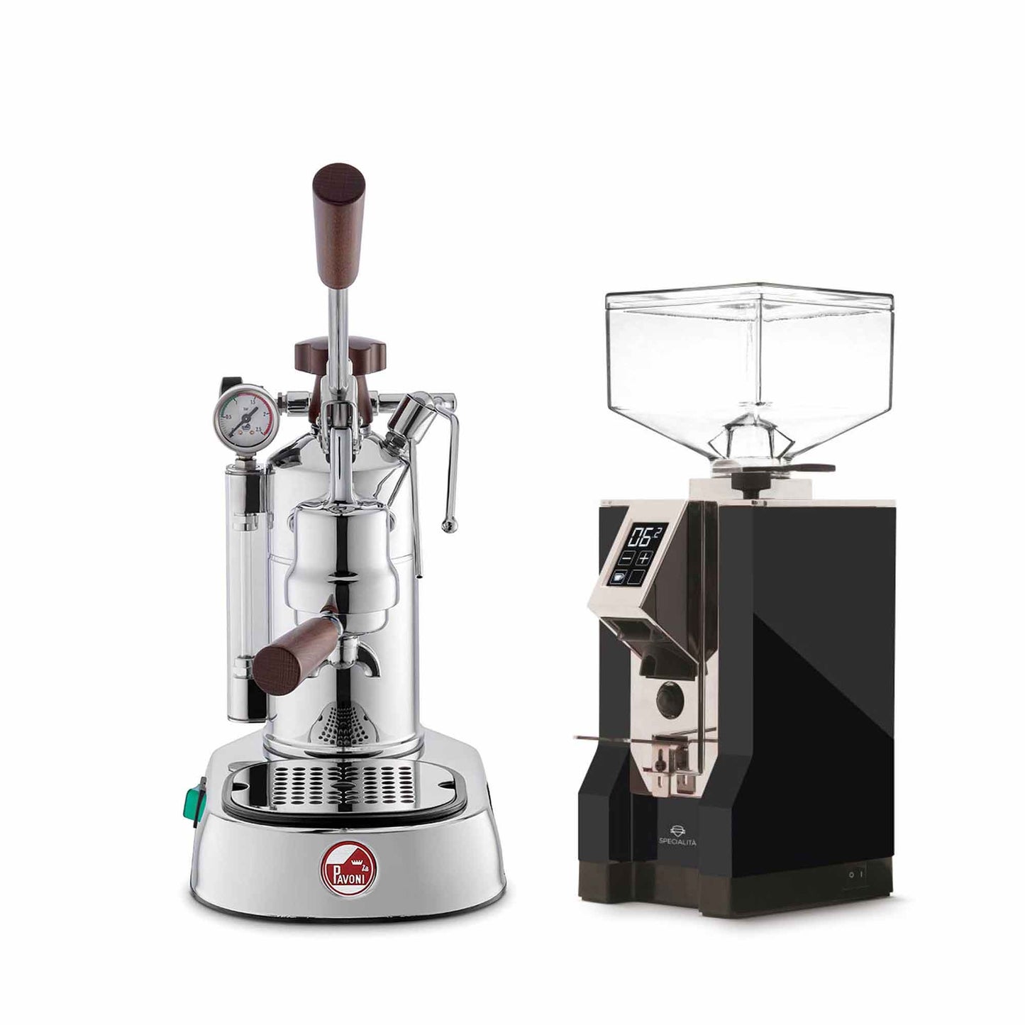La Pavoni Lever + Eureka Specialita Coffee Machine Package