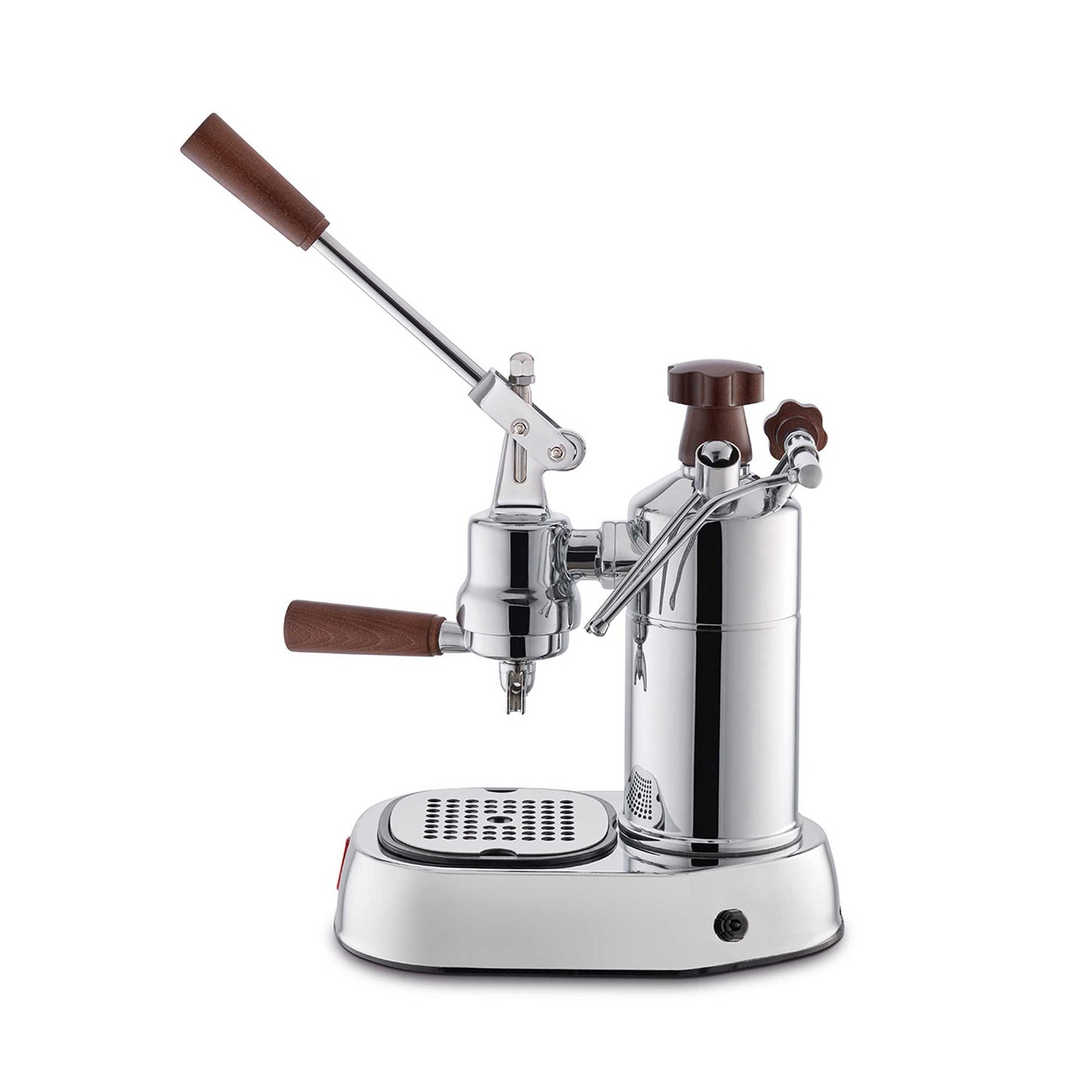 La Pavoni Professional Lusso Lever Coffee Machine - Stainless Steel & Wood