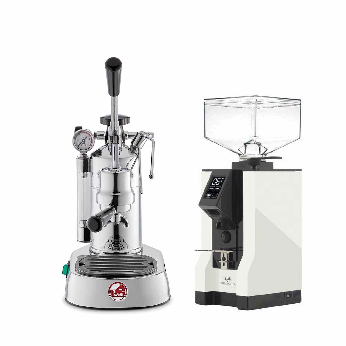 La Pavoni Lever + Eureka Specialita Coffee Machine Package