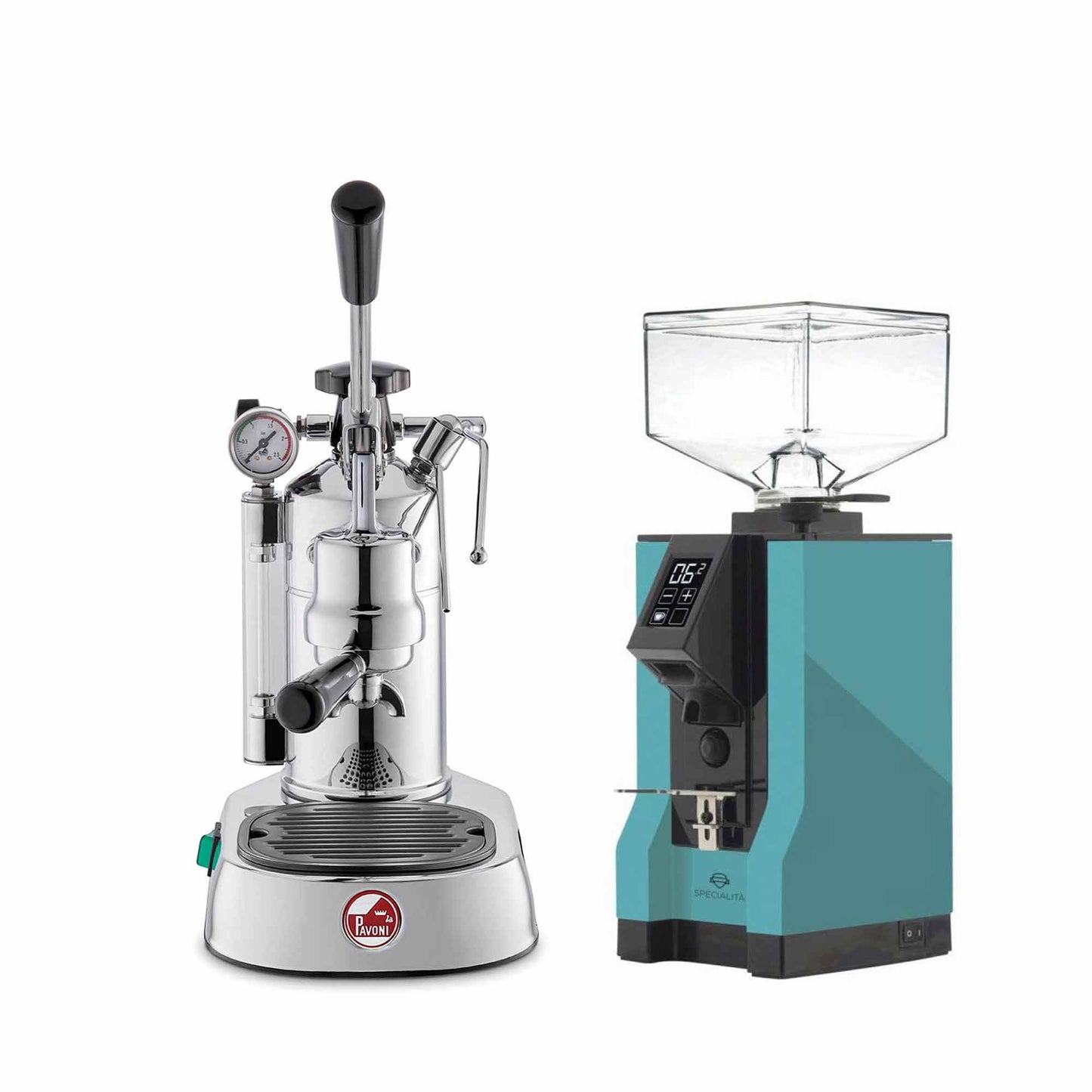 La Pavoni Lever + Eureka Specialita Coffee Machine Package