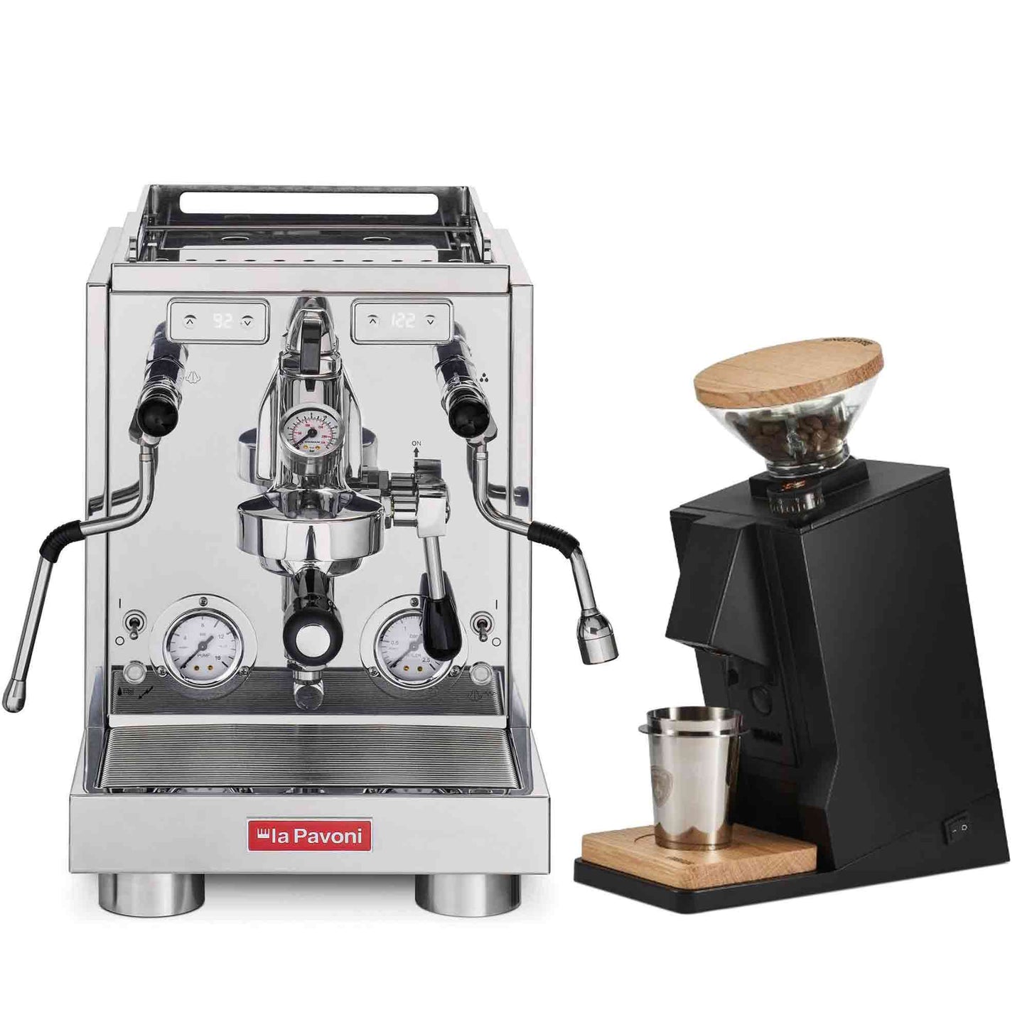La Pavoni Traditional Machines + Eureka Oro Single Dose Package