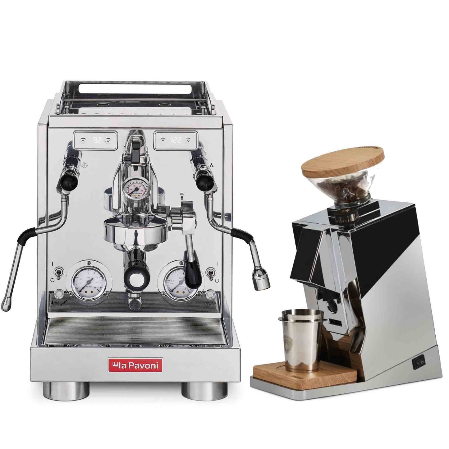 La Pavoni Traditional Machines + Eureka Oro Single Dose Package