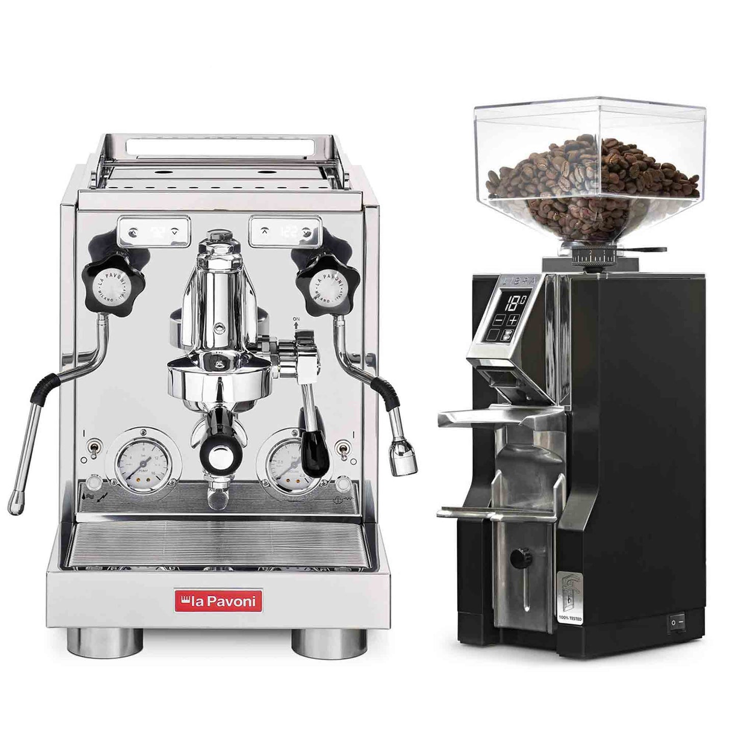 La Pavoni Traditional Machines + Eureka Mignon Libra Package