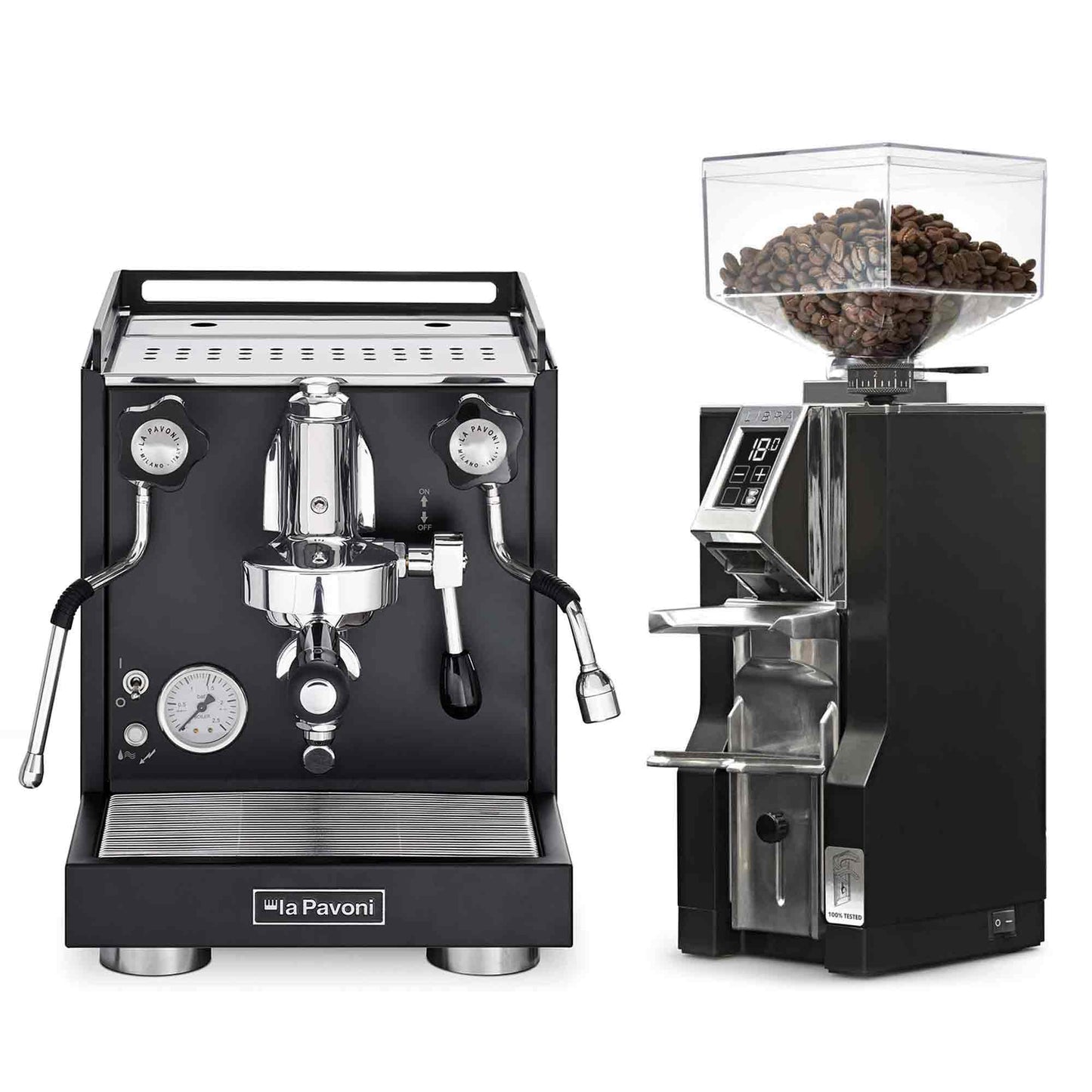 La Pavoni Traditional Machines + Eureka Mignon Libra Package
