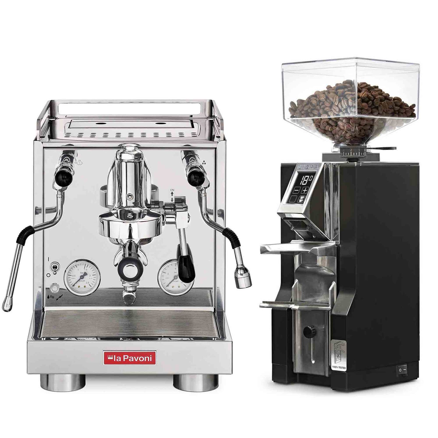 La Pavoni Traditional Machines + Eureka Mignon Libra Package