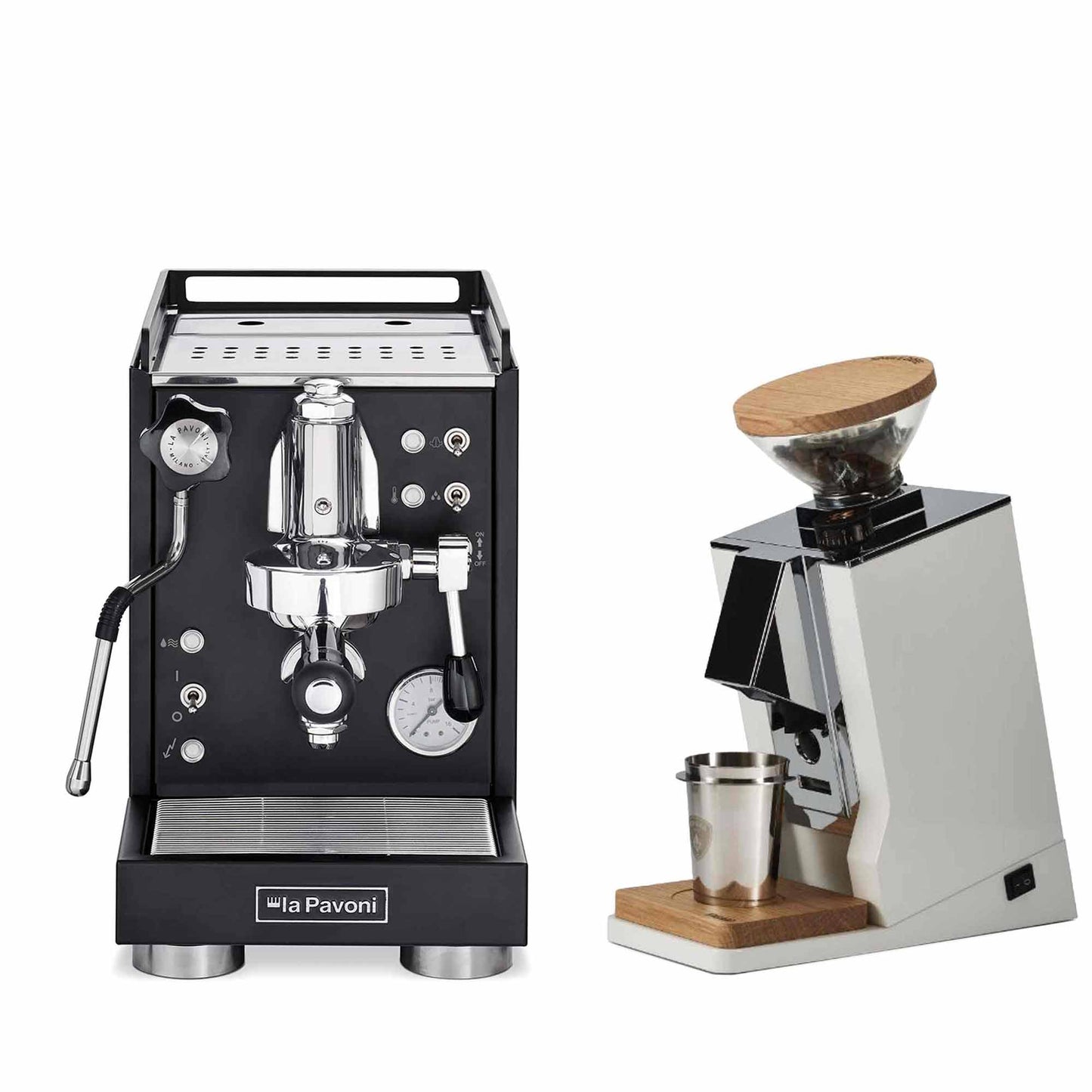 La Pavoni Traditional Machines + Eureka Oro Single Dose Package