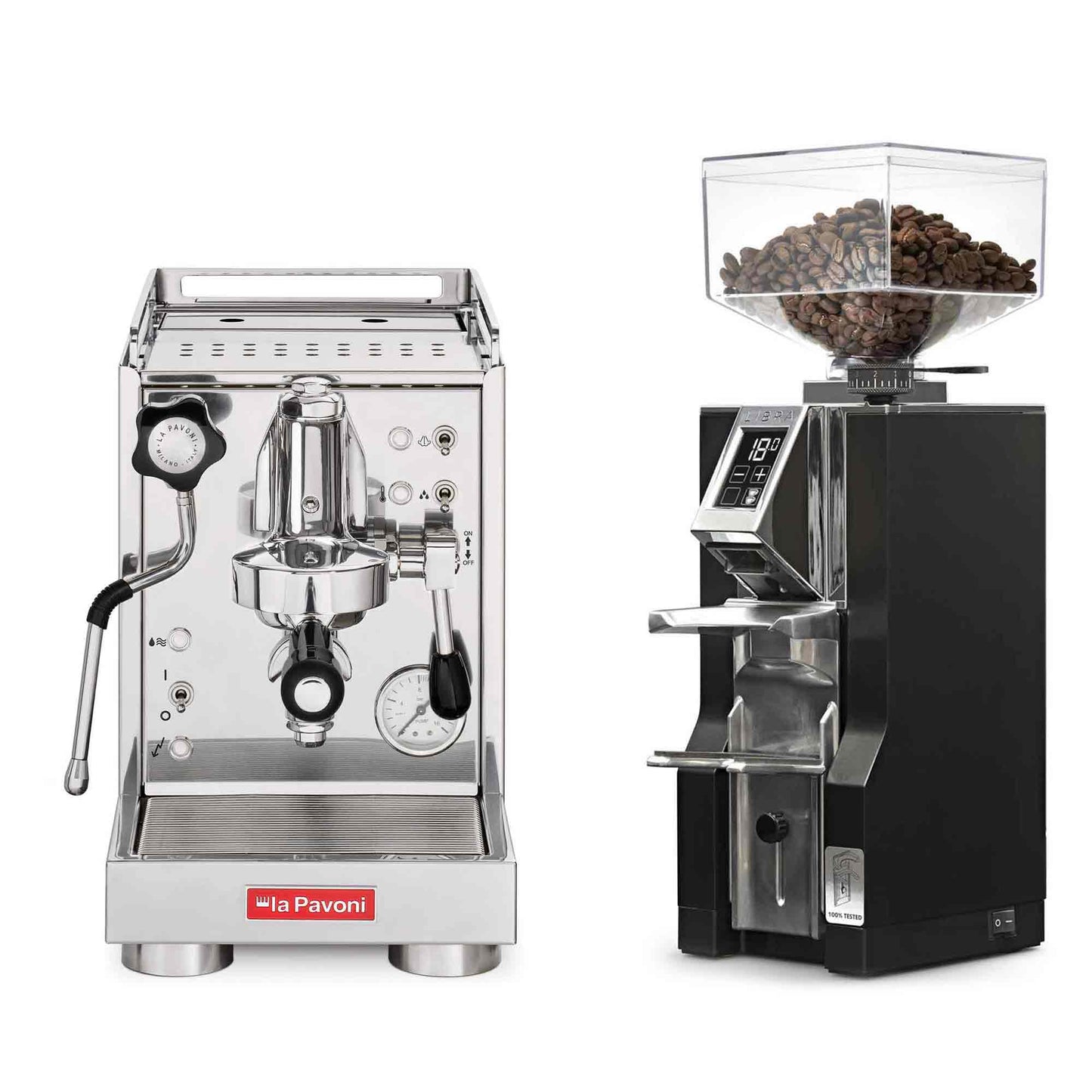 La Pavoni Traditional Machines + Eureka Mignon Libra Package