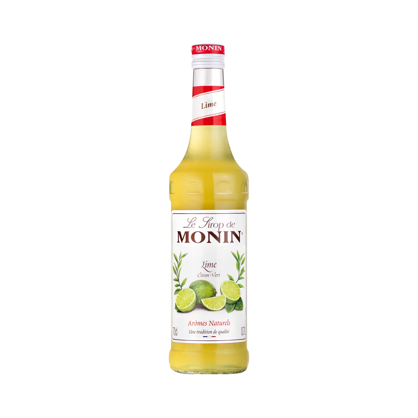 Monin Premium Lime Syrup 700ml Glass Bottle