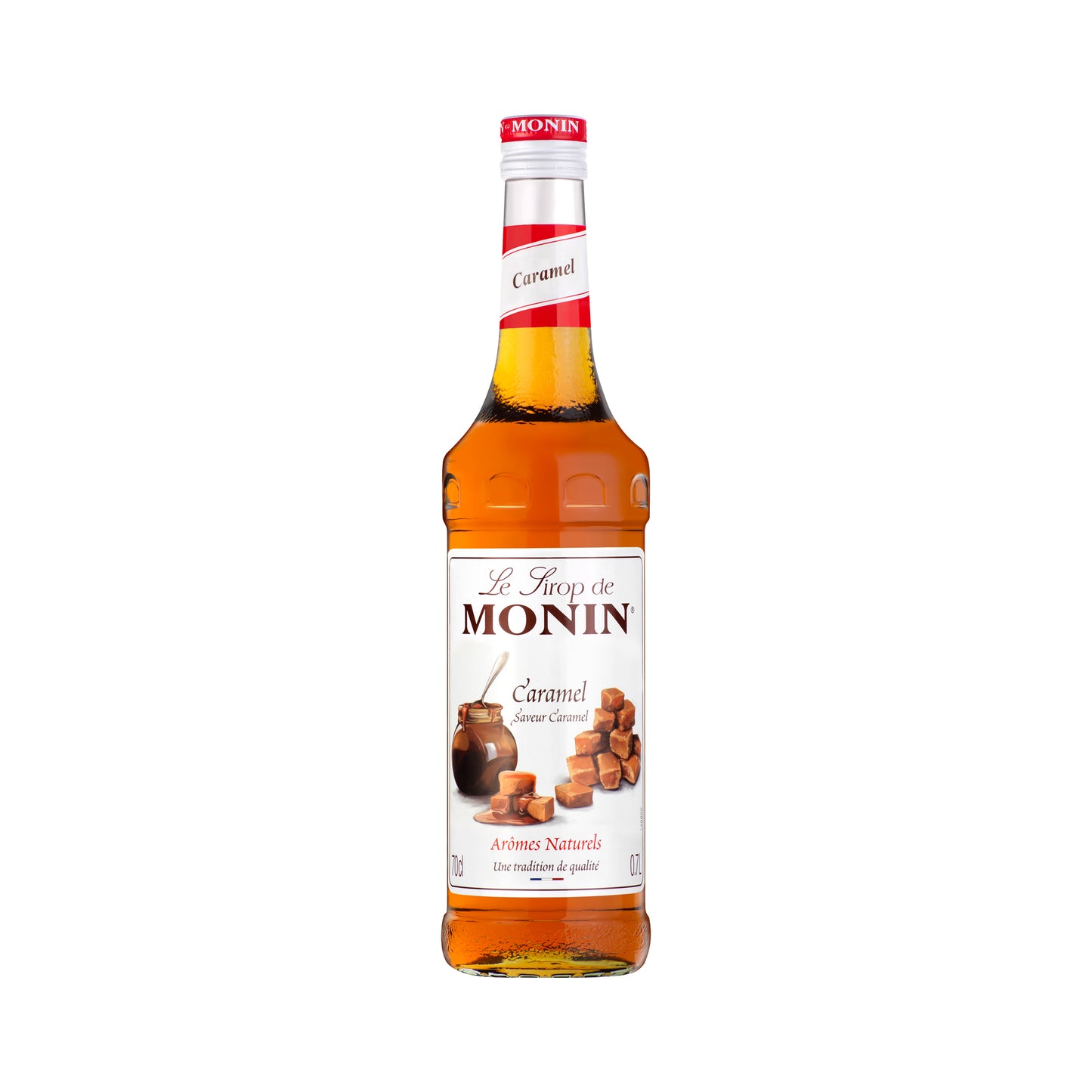 Monin Premium Caramel Syrup 700ml Glass Bottle