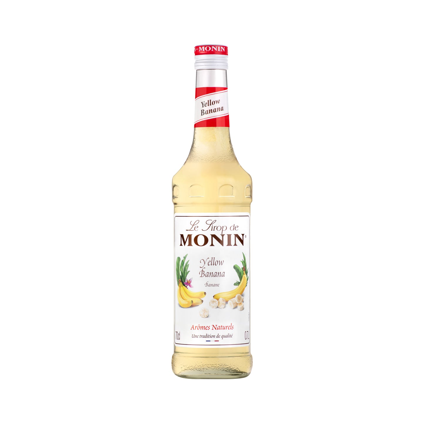 Monin Premium Yellow Banana Syrup 700ml Glass Bottle