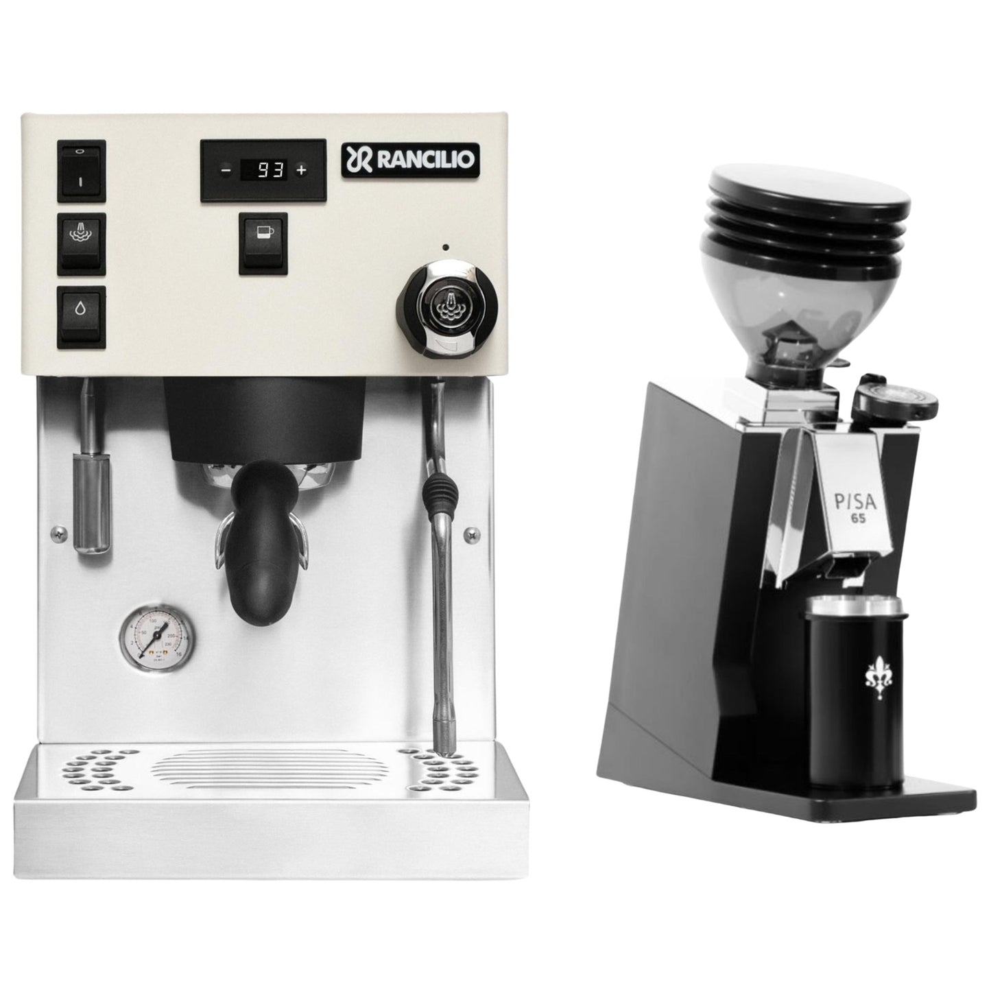 Rancilio Silvia Pro X & Eureka Mignon Pisa 65 Espresso Bundle