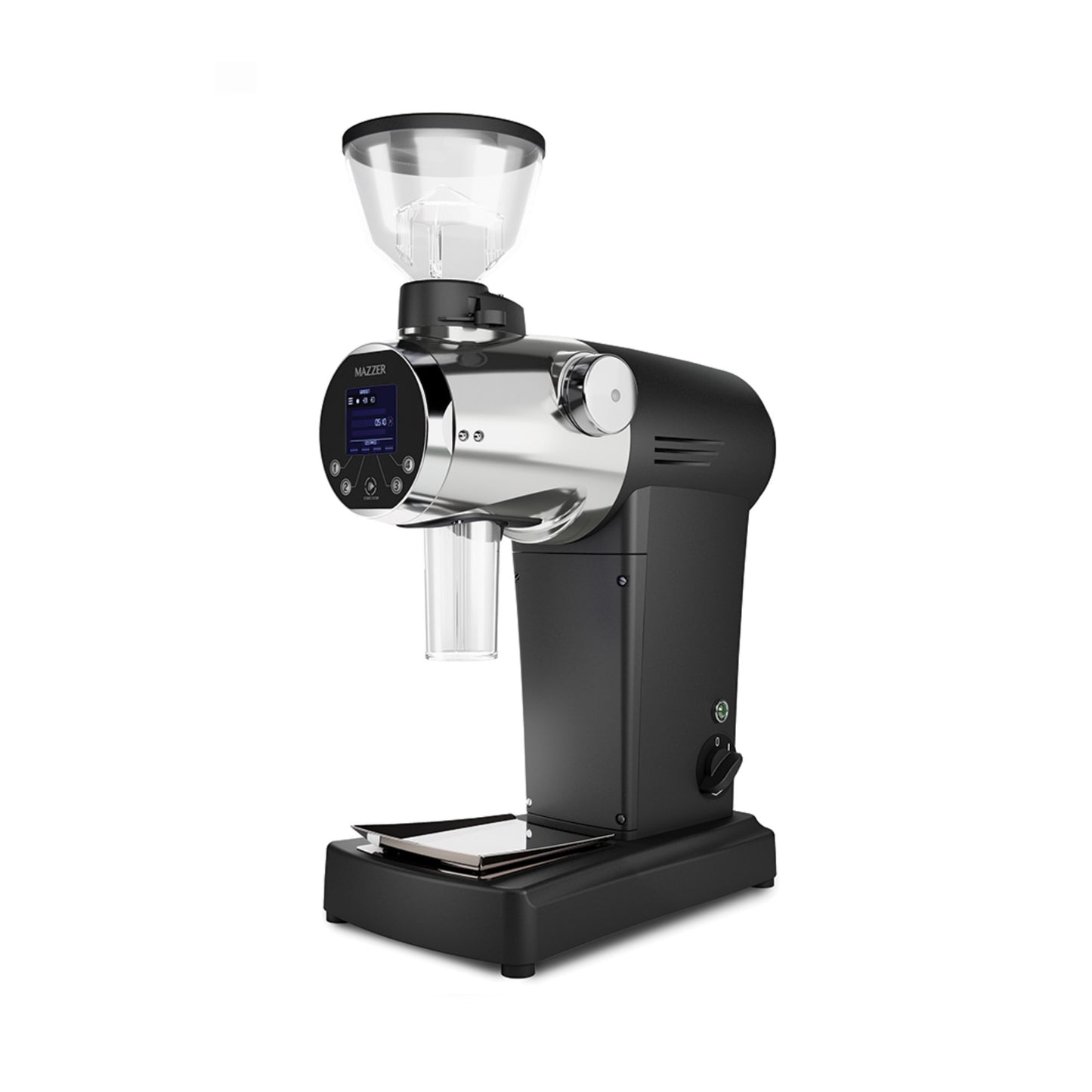 Mazzer ZM Digital Electronic On Demand Commercial Shop Coffee Grinder - Black