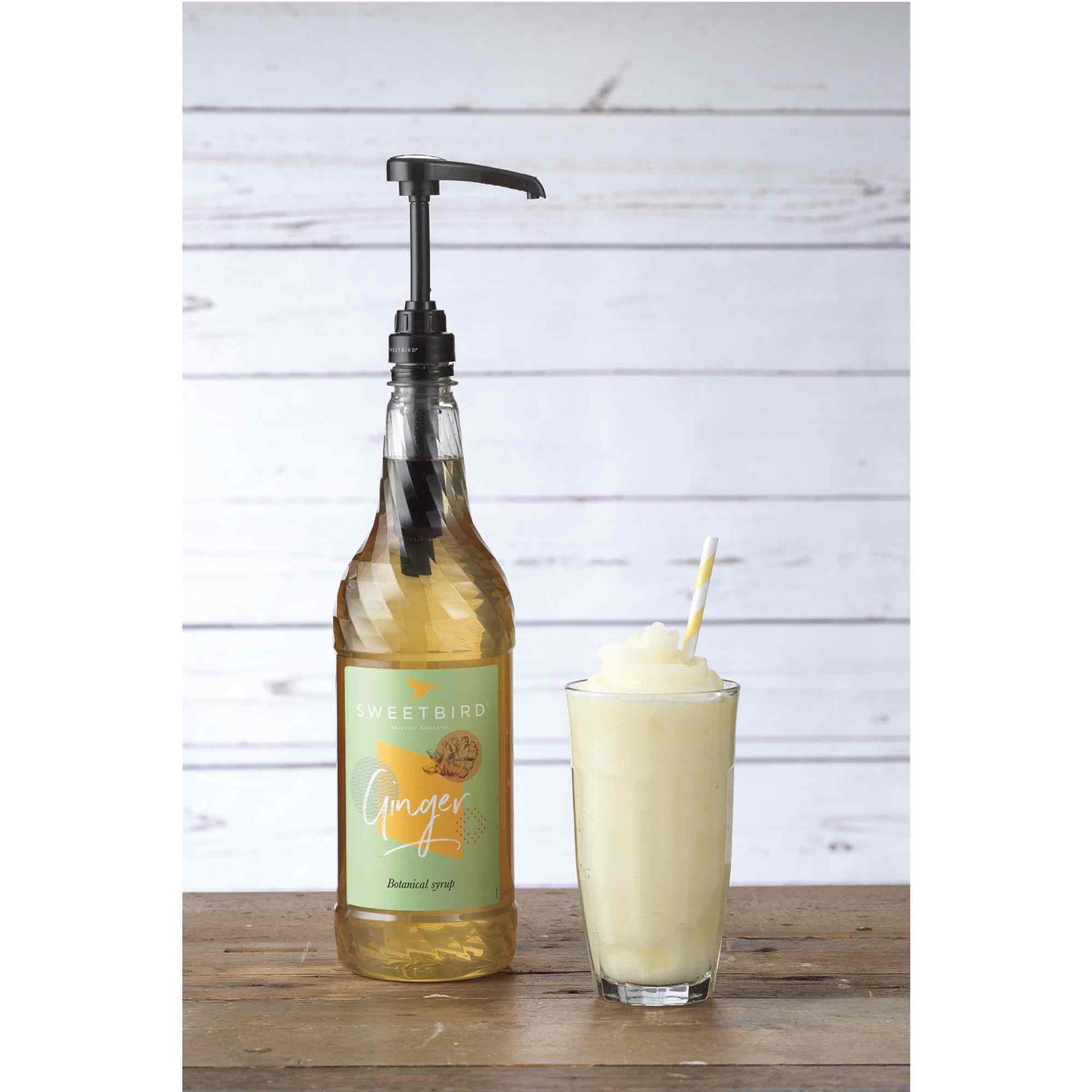 NEW - Sweetbird Botanical Ginger Syrup - 1 Litre Bottle