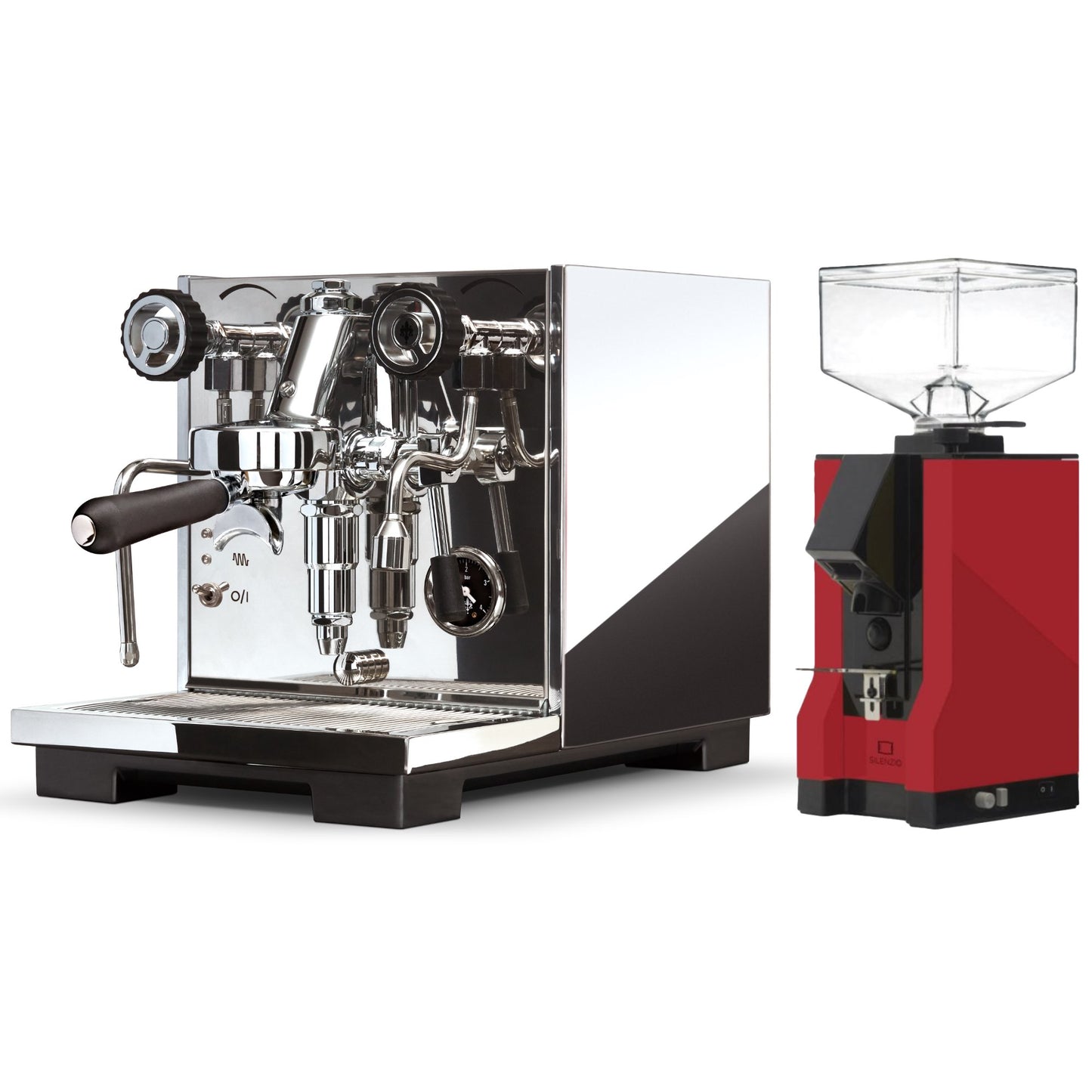 Eureka Espresso Machine & Mignon Silenzio Grinder Package
