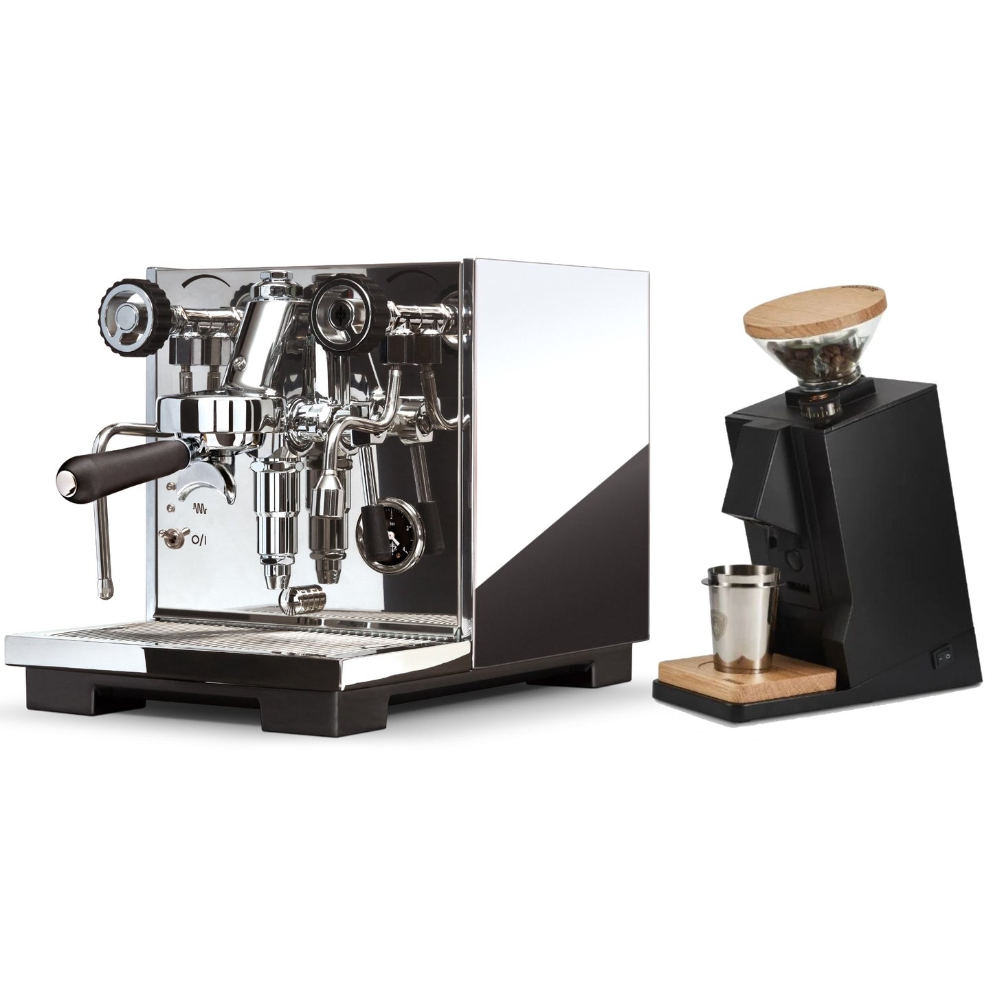 Eureka Espresso Machine & Oro Single Dose Grinder Package