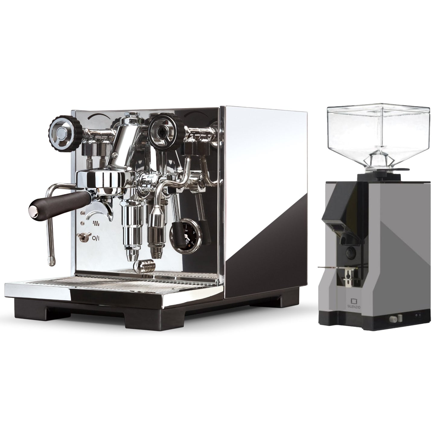 Eureka Espresso Machine & Mignon Silenzio Grinder Package