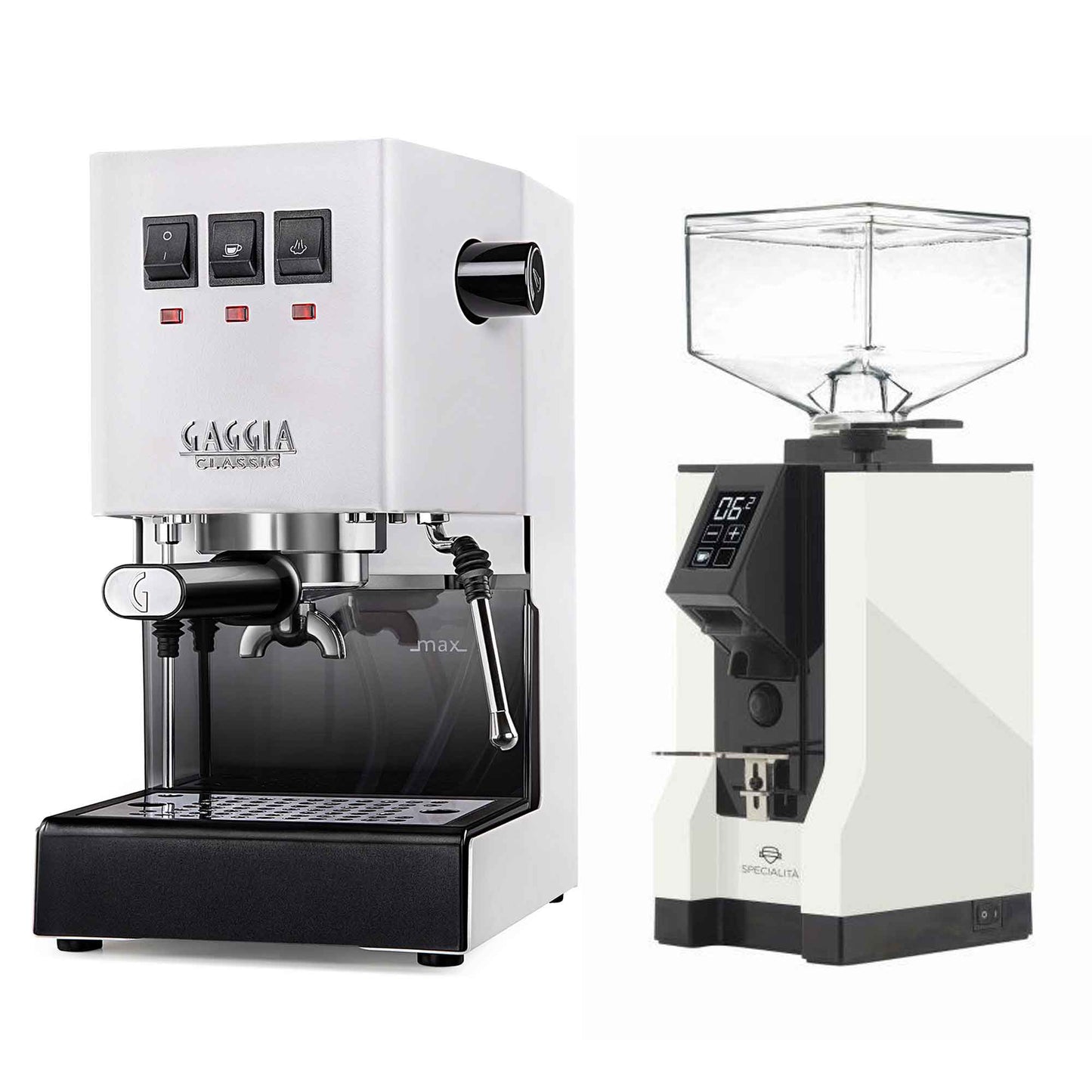 New - Gaggia Classic Evo Pro & Eureka Mignon Specialita Espresso Machine Package