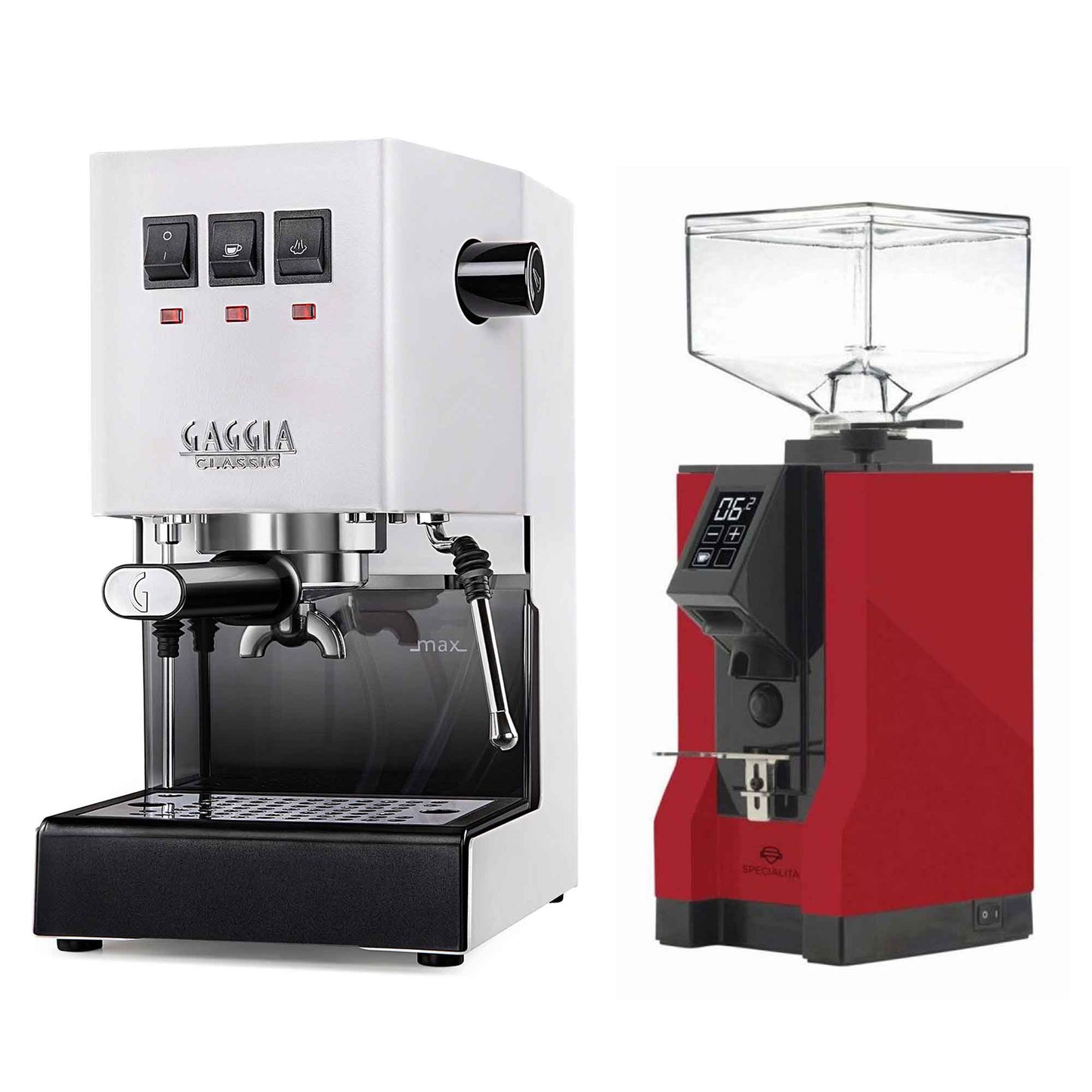 New - Gaggia Classic Evo Pro & Eureka Mignon Specialita Espresso Machine Package