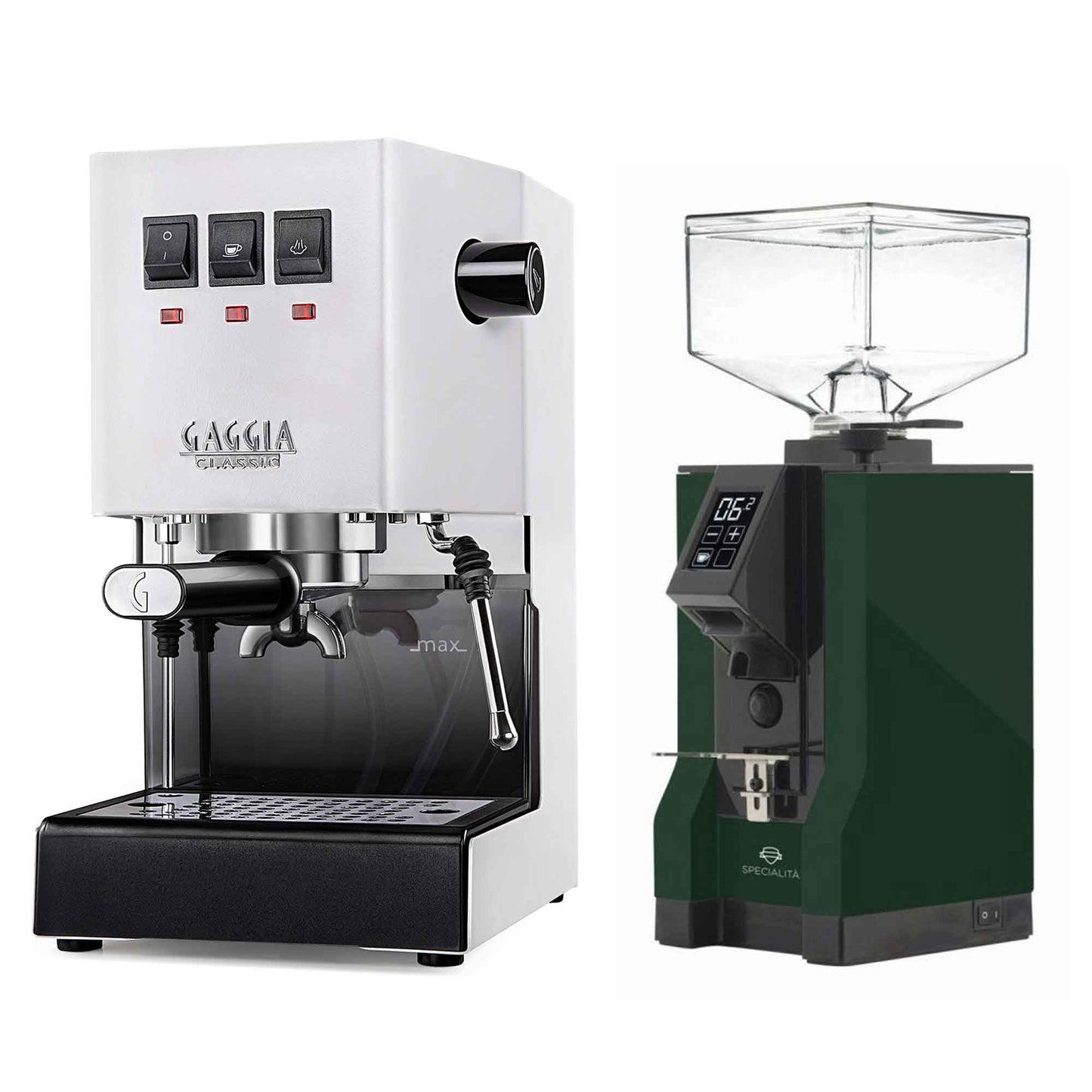 New - Gaggia Classic Evo Pro & Eureka Mignon Specialita Espresso Machine Package