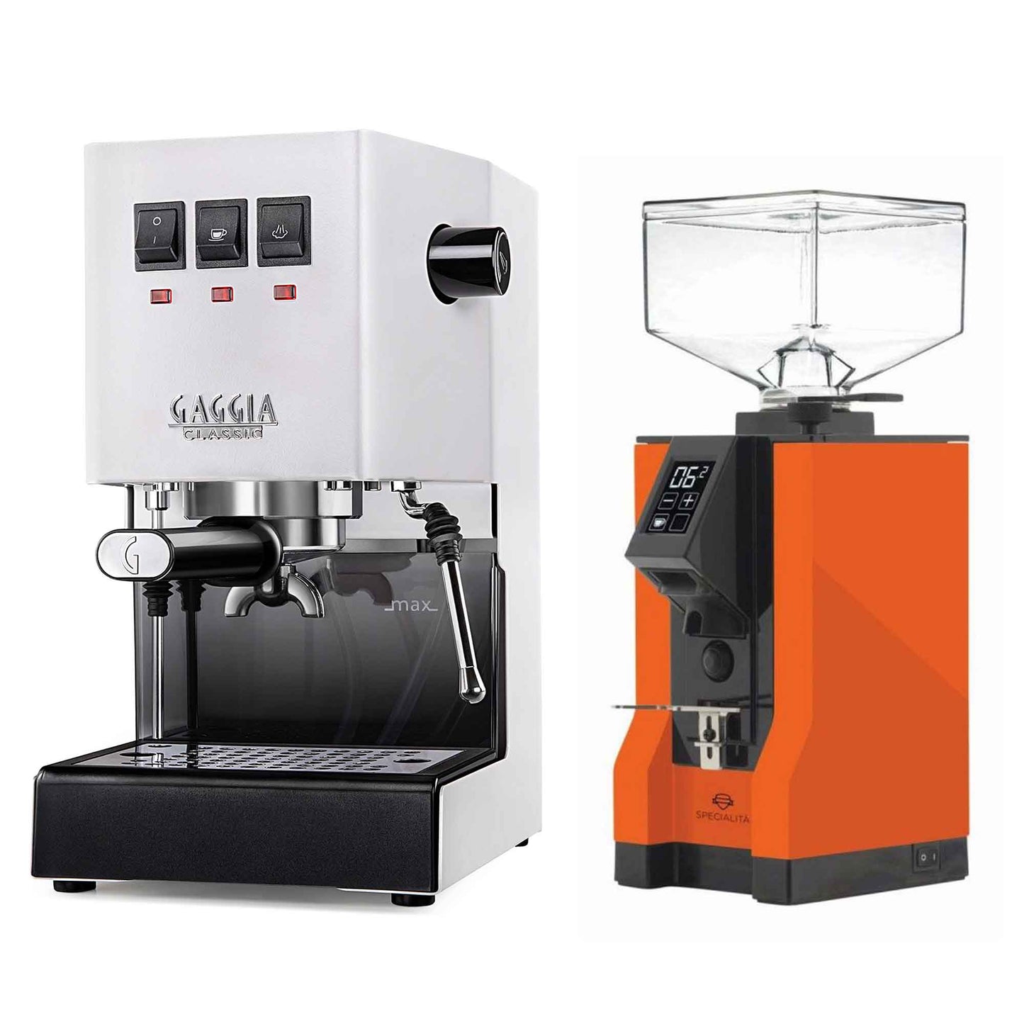New - Gaggia Classic Evo Pro & Eureka Mignon Specialita Espresso Machine Package