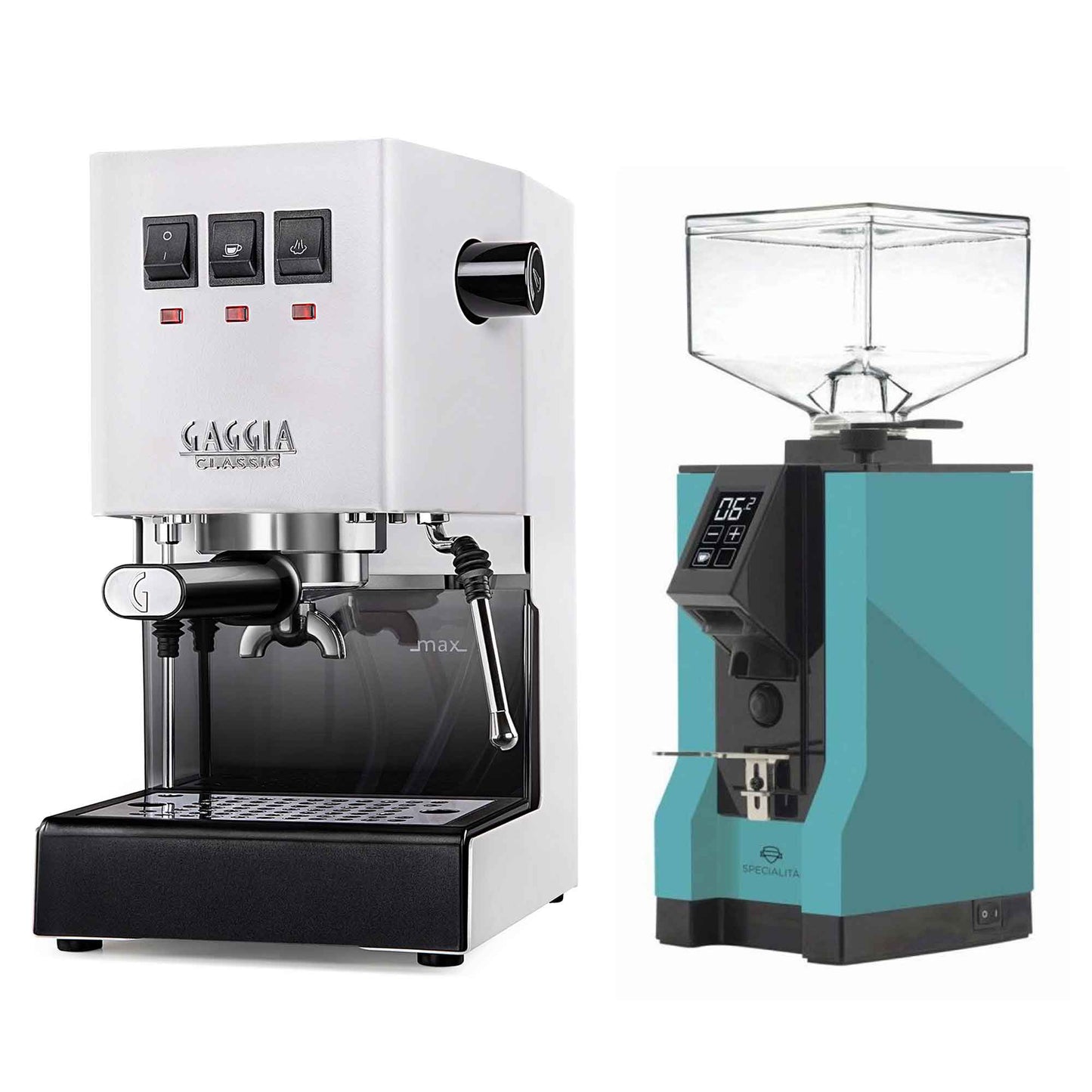 New - Gaggia Classic Evo Pro & Eureka Mignon Specialita Espresso Machine Package