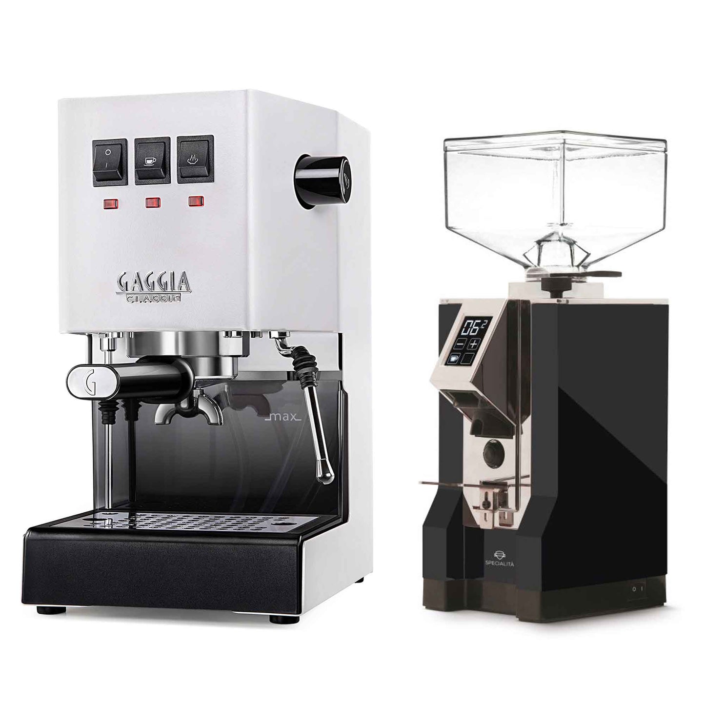 New - Gaggia Classic Evo Pro & Eureka Mignon Specialita Espresso Machine Package