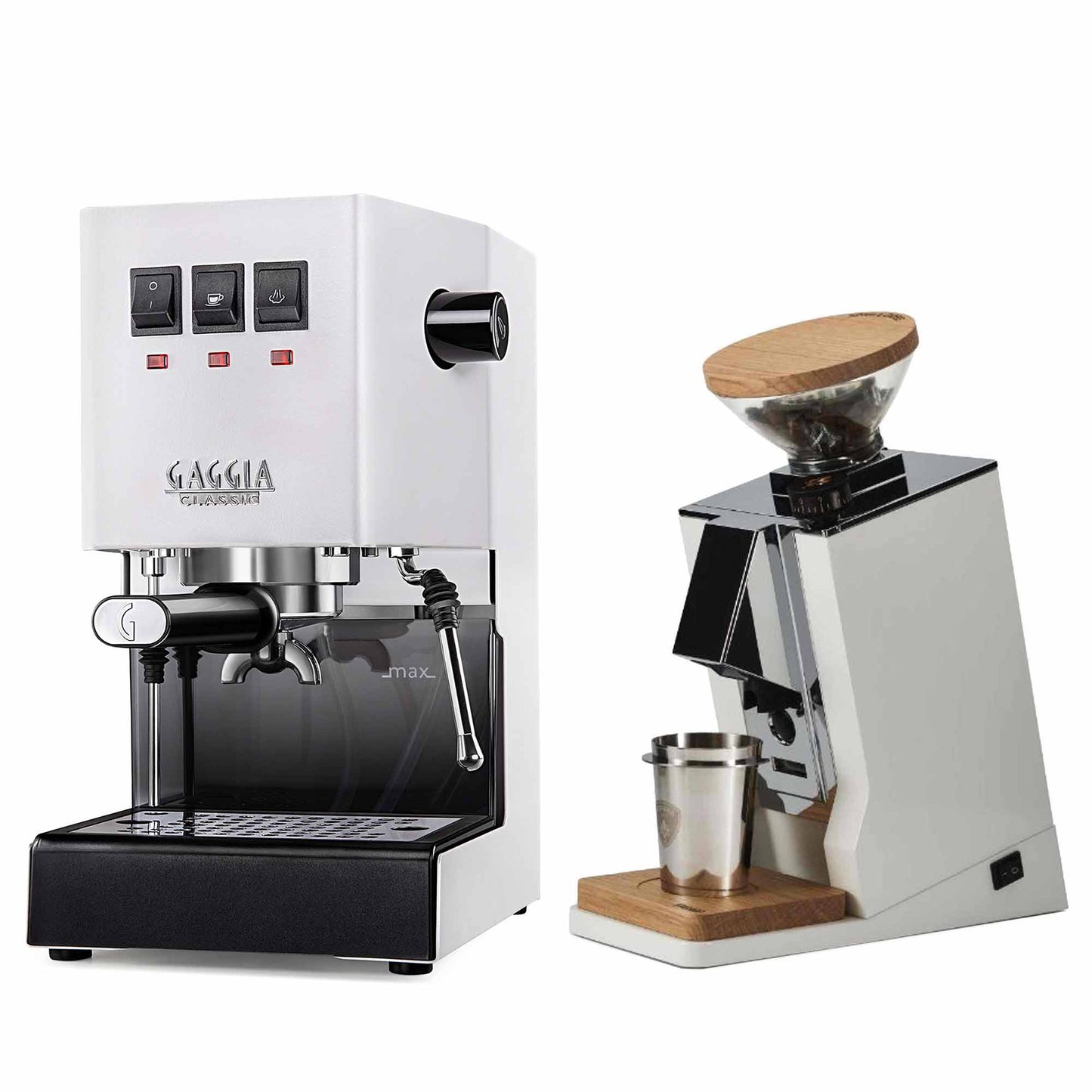 New - Gaggia Classic Evo Pro & Eureka Oro Single Dose Espresso Machine Package