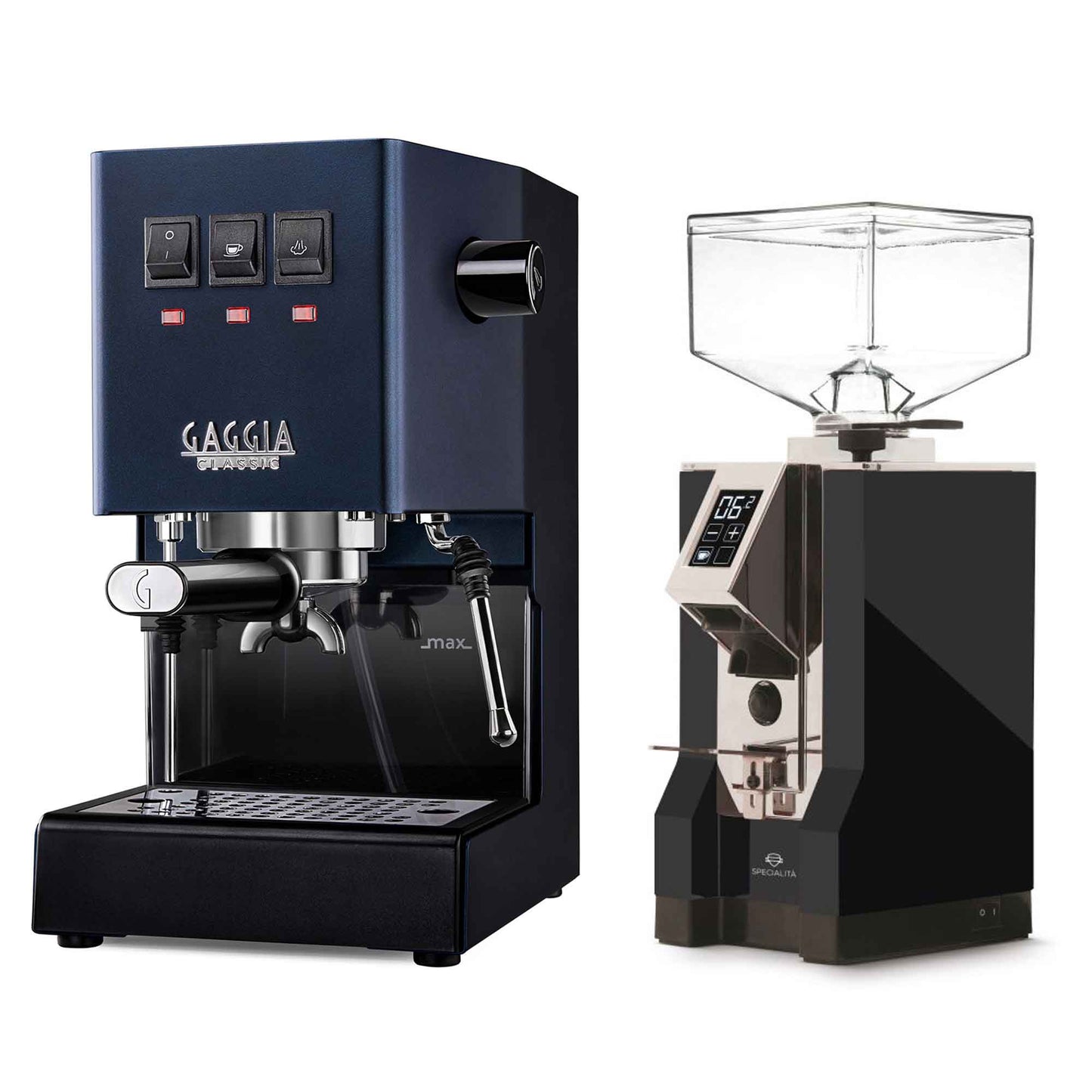 New - Gaggia Classic Evo Pro & Eureka Mignon Specialita Espresso Machine Package