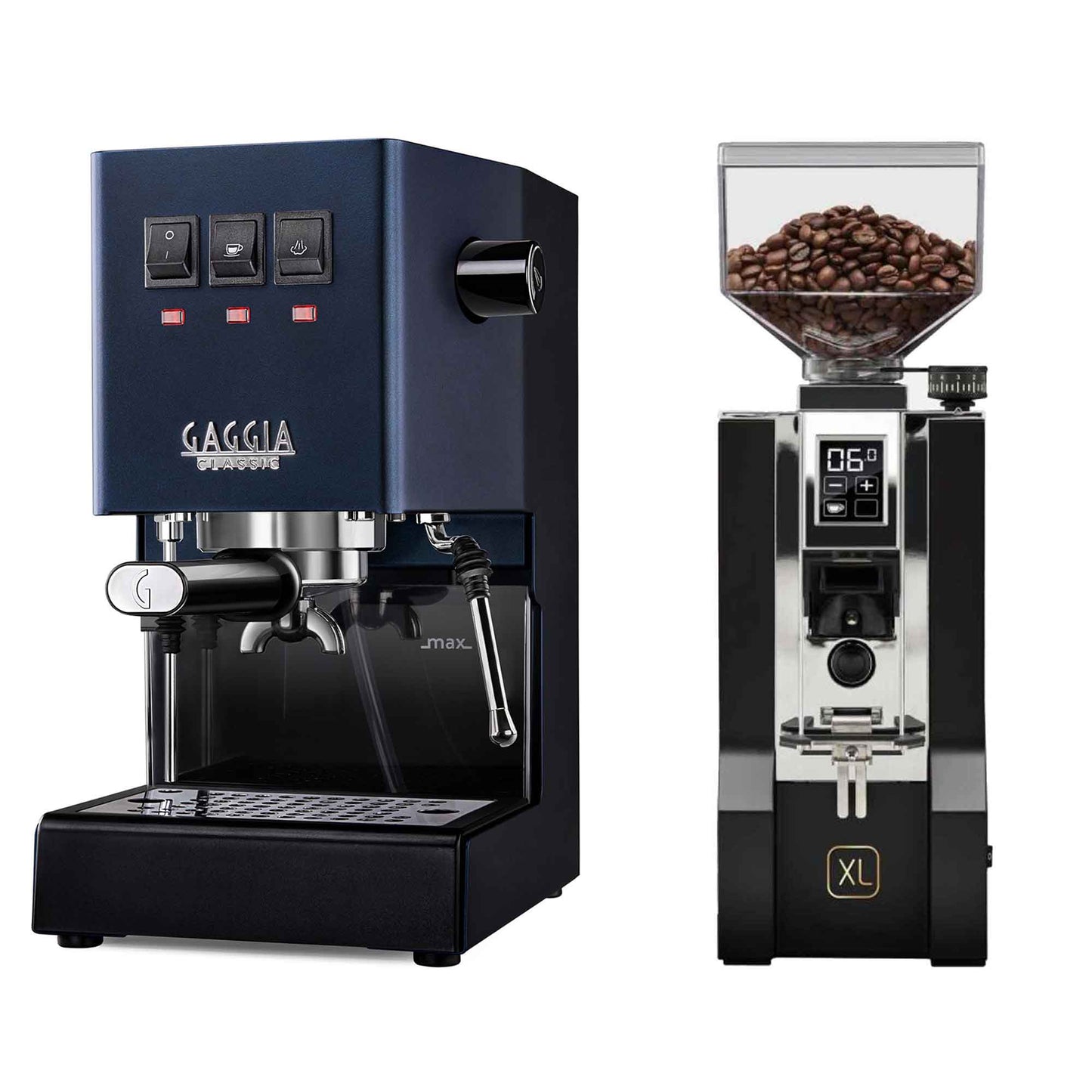 New - Gaggia Classic Evo Pro & Eureka Mignon XL Espresso Machine Package