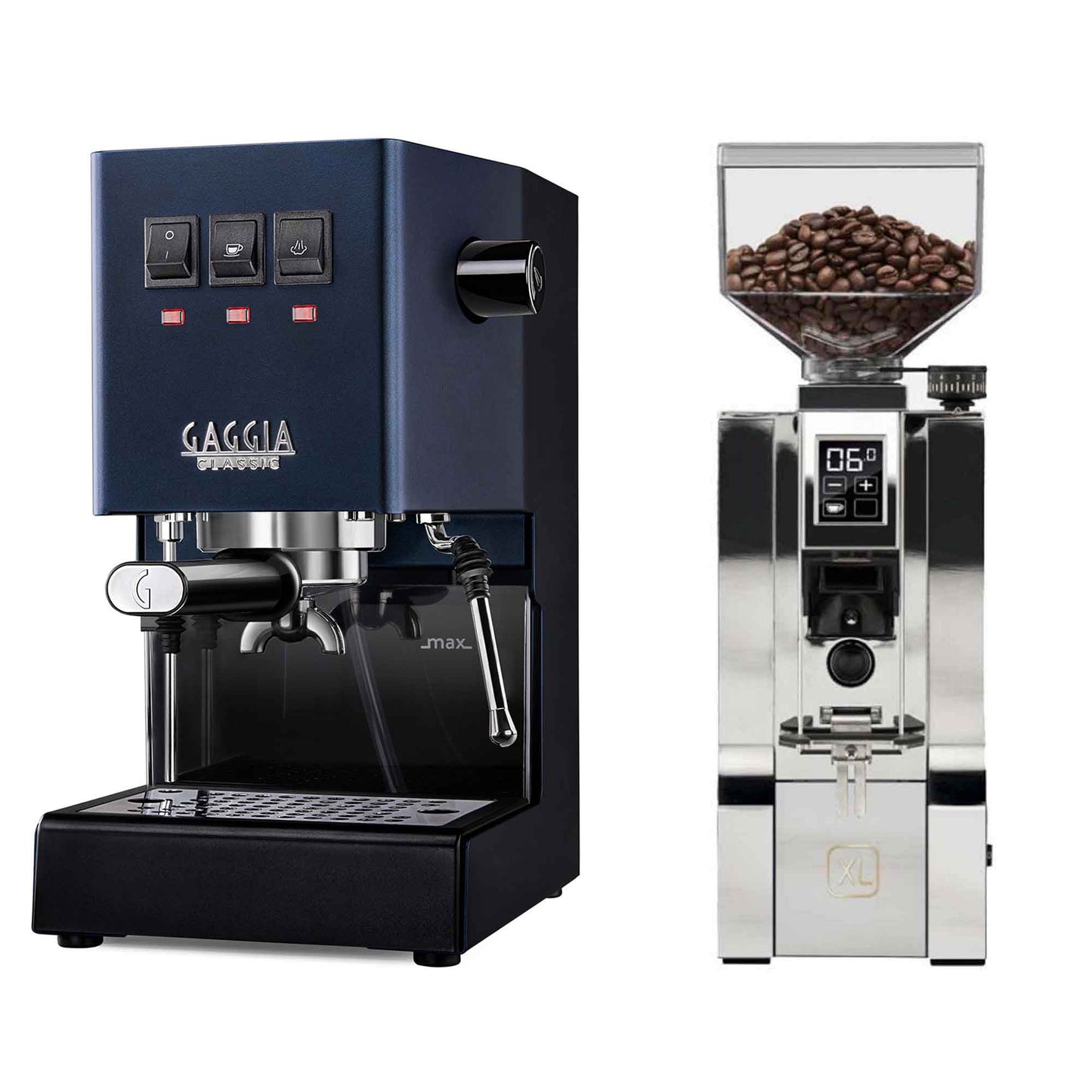 New - Gaggia Classic Evo Pro & Eureka Mignon XL Espresso Machine Package