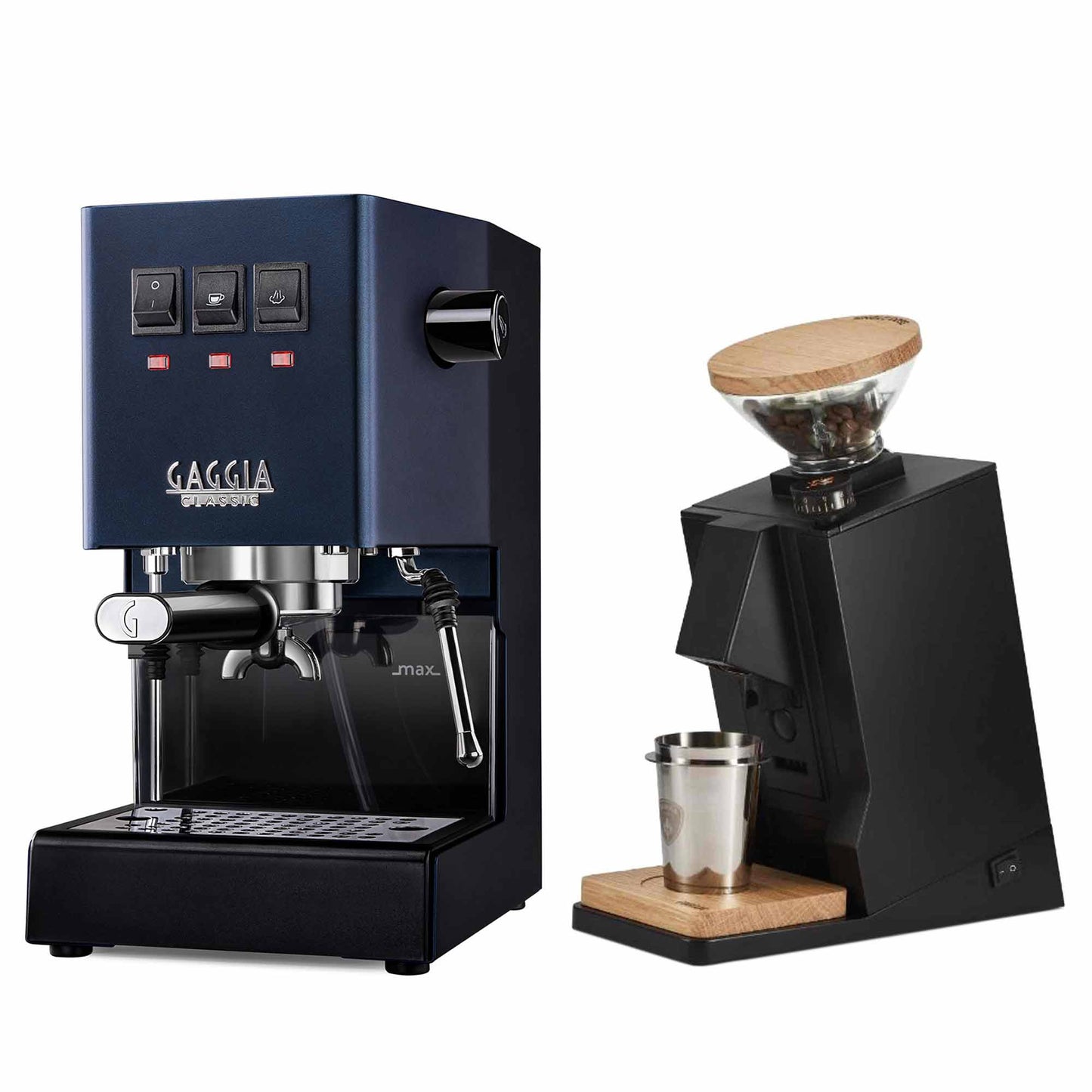 New - Gaggia Classic Evo Pro & Eureka Oro Single Dose Espresso Machine Package