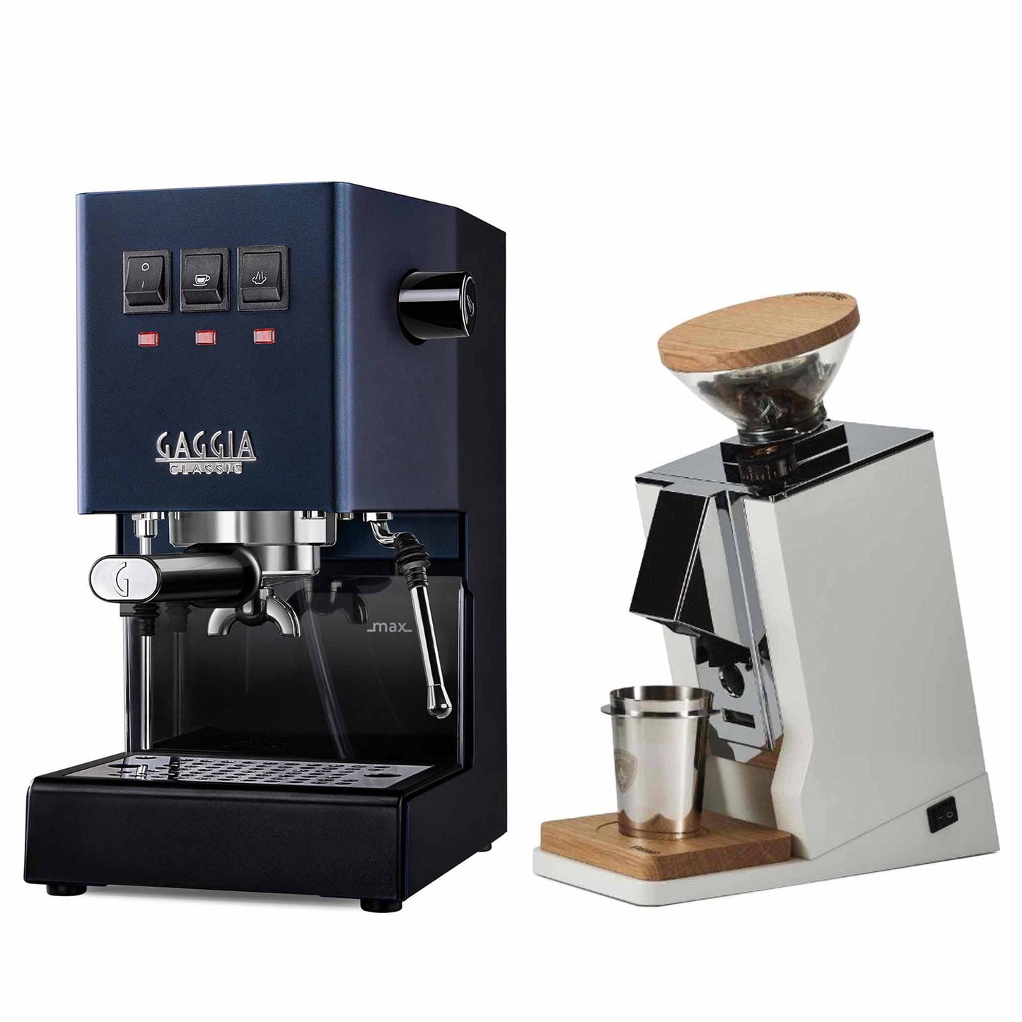 New - Gaggia Classic Evo Pro & Eureka Oro Single Dose Espresso Machine Package