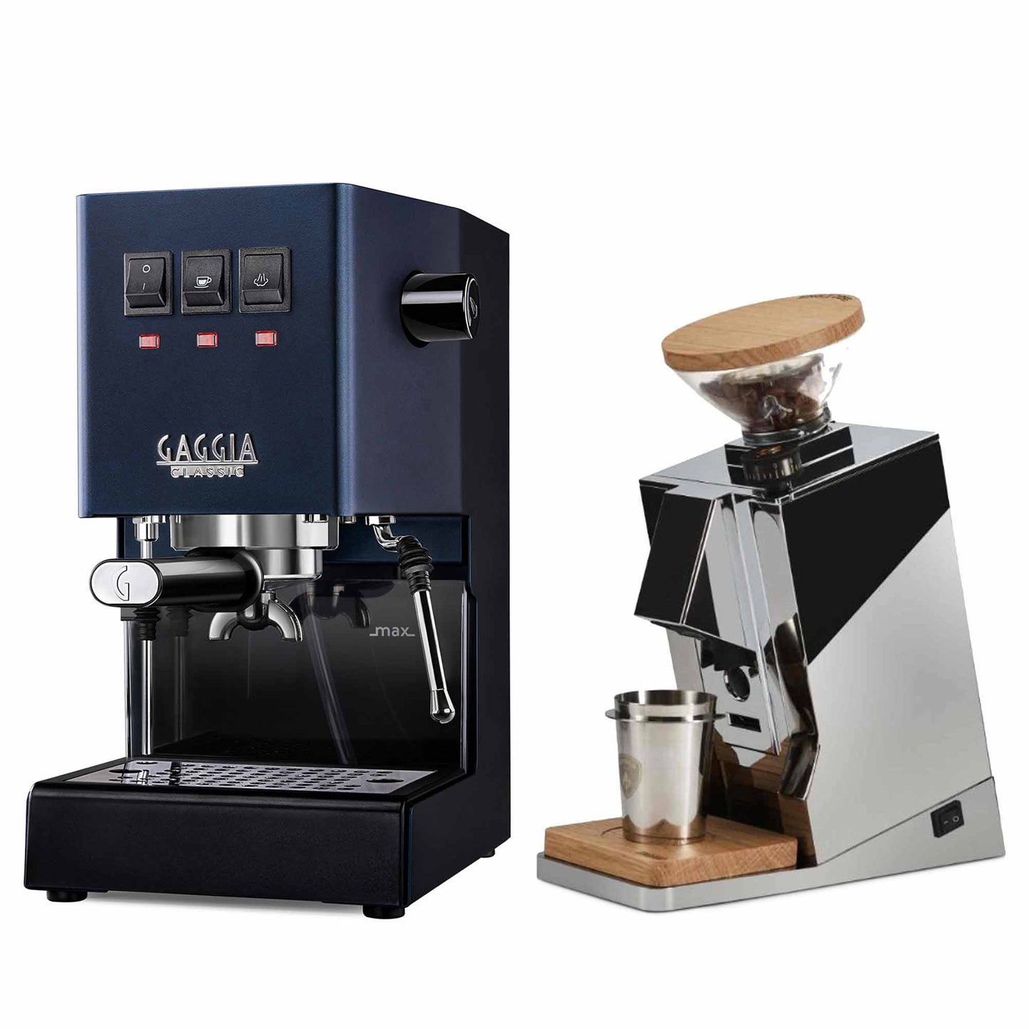 New - Gaggia Classic Evo Pro & Eureka Oro Single Dose Espresso Machine Package