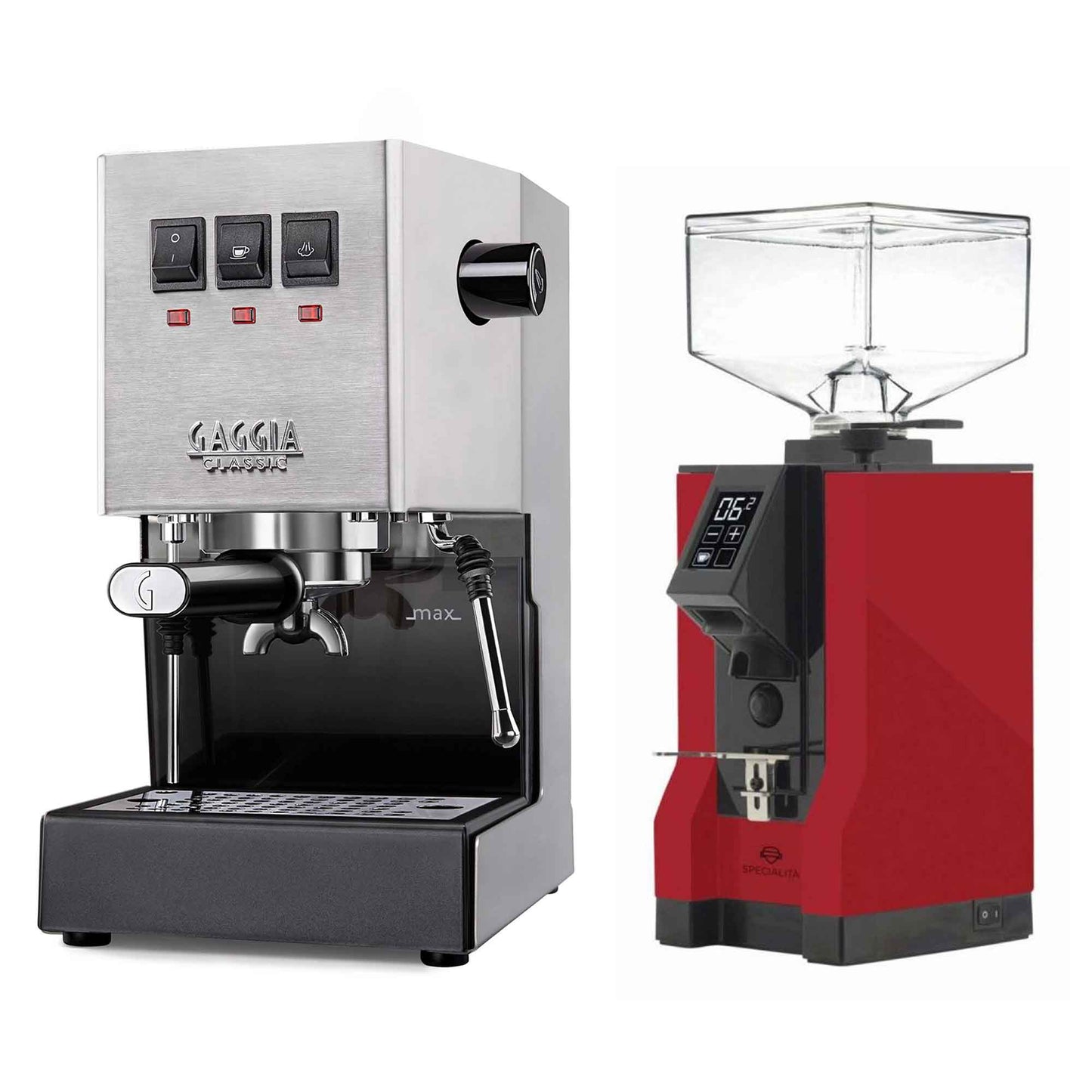 New - Gaggia Classic Evo Pro & Eureka Mignon Specialita Espresso Machine Package