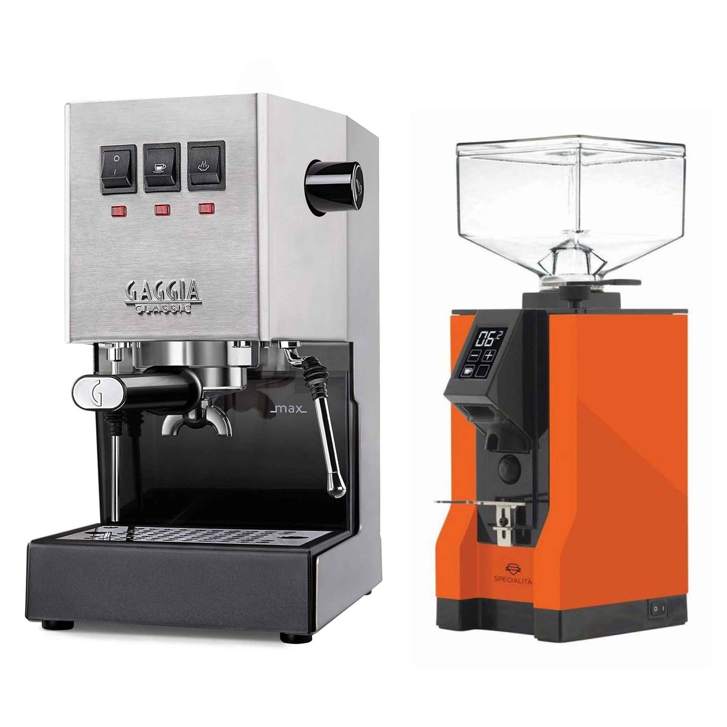 New - Gaggia Classic Evo Pro & Eureka Mignon Specialita Espresso Machine Package