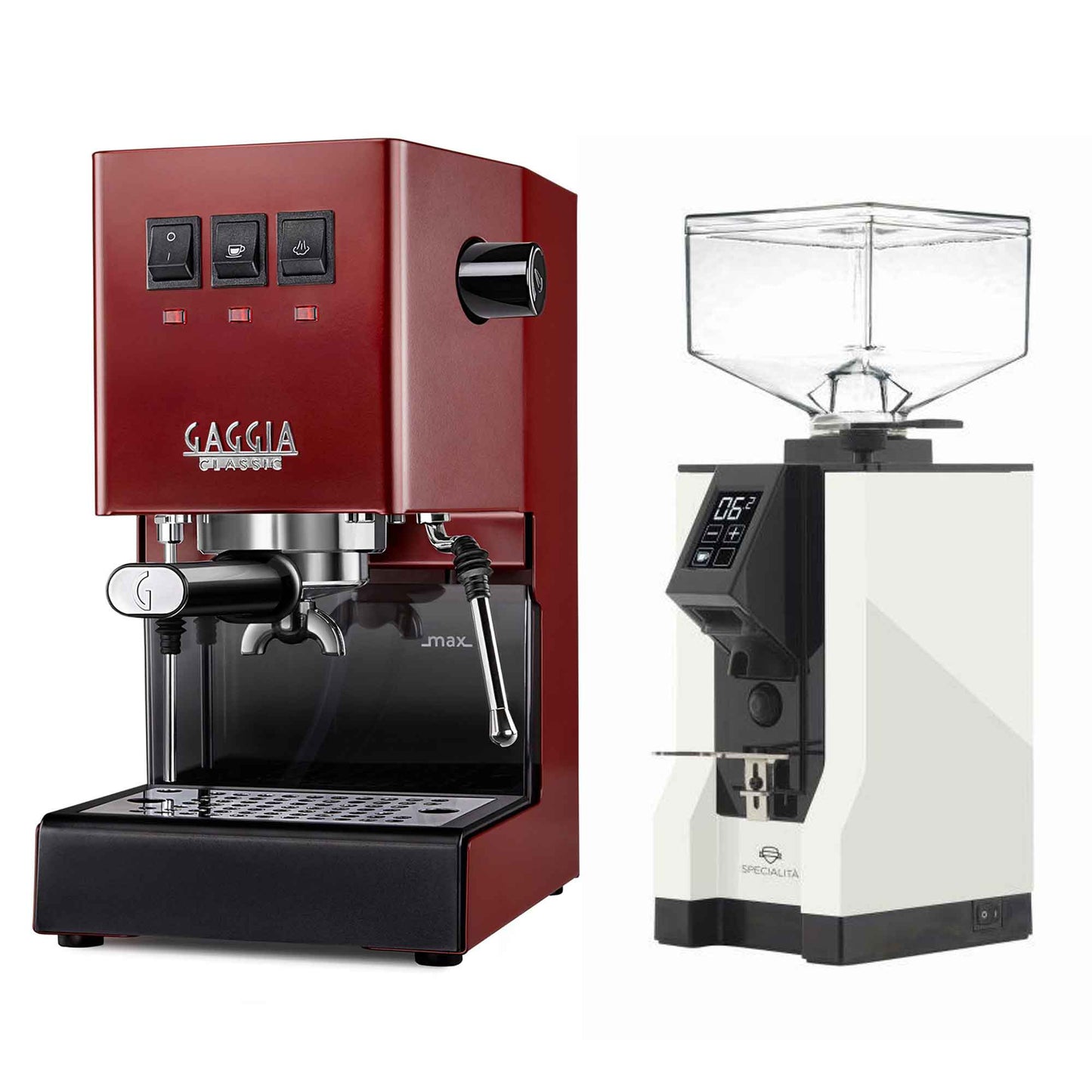 New - Gaggia Classic Evo Pro & Eureka Mignon Specialita Espresso Machine Package