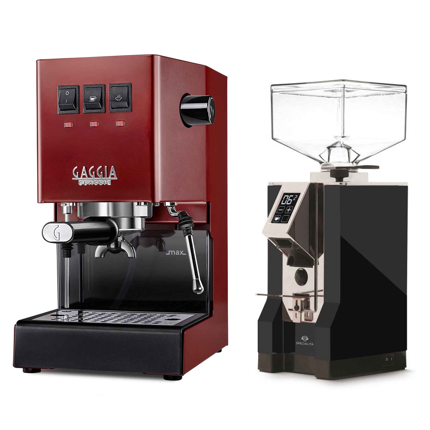 New - Gaggia Classic Evo Pro & Eureka Mignon Specialita Espresso Machine Package