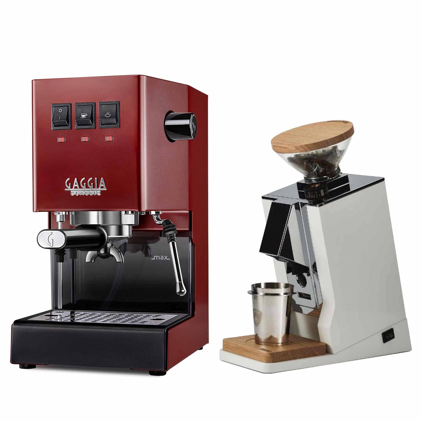 New - Gaggia Classic Evo Pro & Eureka Oro Single Dose Espresso Machine Package