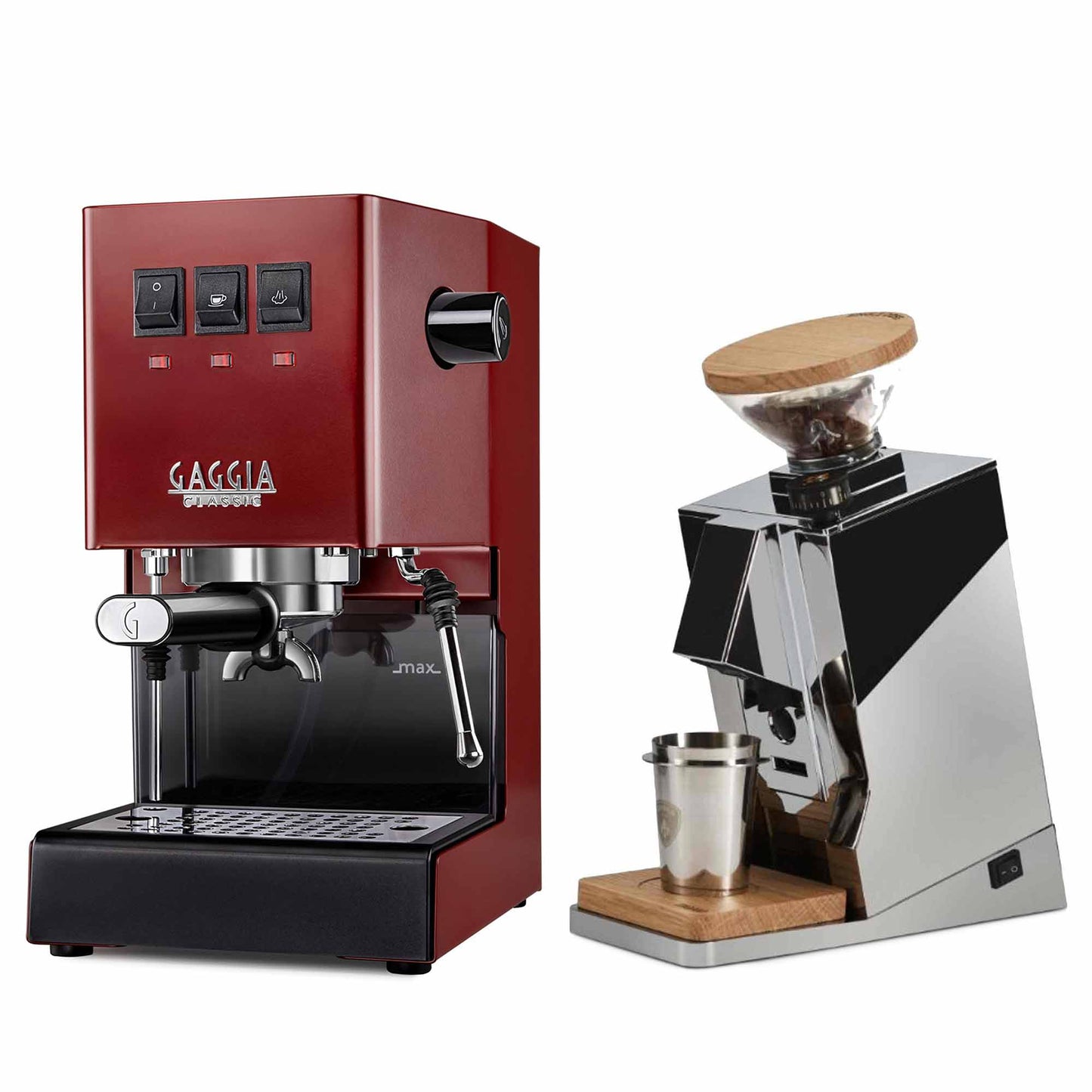 New - Gaggia Classic Evo Pro & Eureka Oro Single Dose Espresso Machine Package
