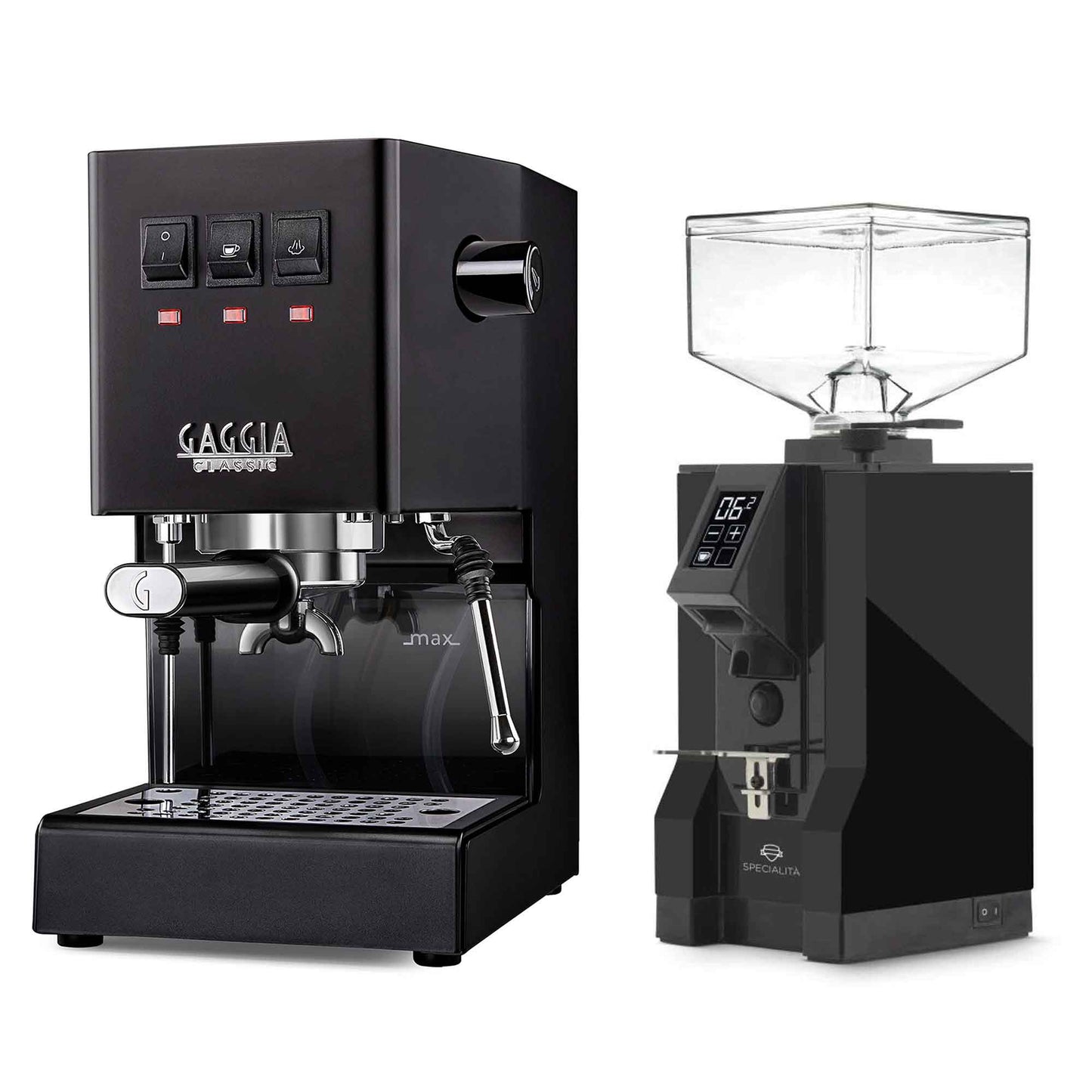 New - Gaggia Classic Evo Pro & Eureka Mignon Specialita Espresso Machine Package