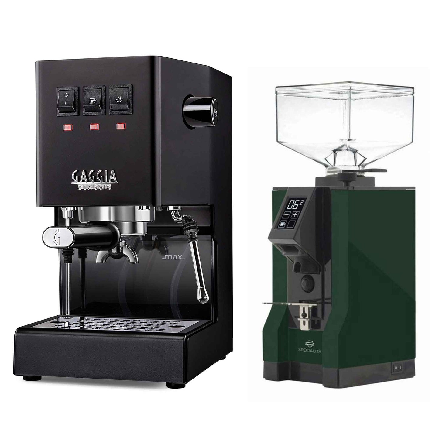 New - Gaggia Classic Evo Pro & Eureka Mignon Specialita Espresso Machine Package