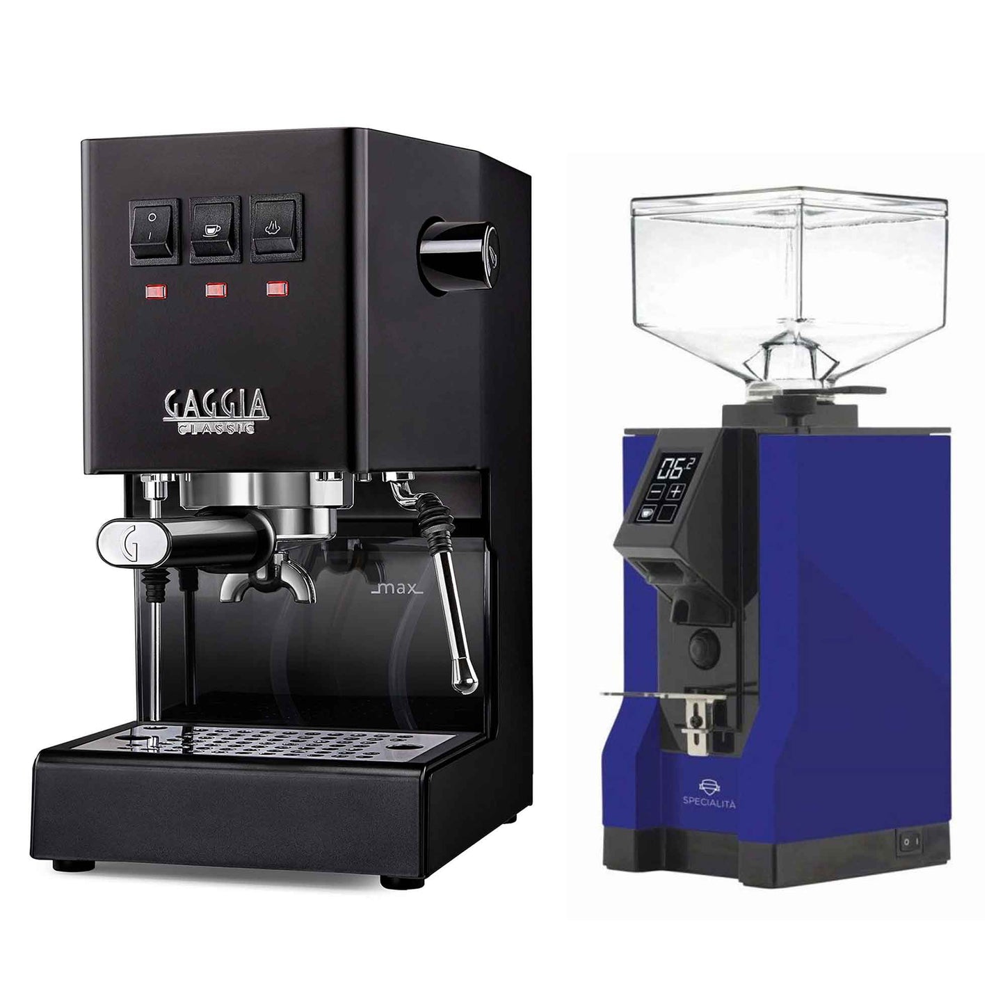 New - Gaggia Classic Evo Pro & Eureka Mignon Specialita Espresso Machine Package