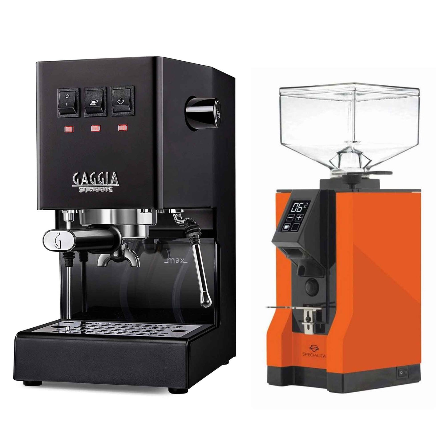 New - Gaggia Classic Evo Pro & Eureka Mignon Specialita Espresso Machine Package