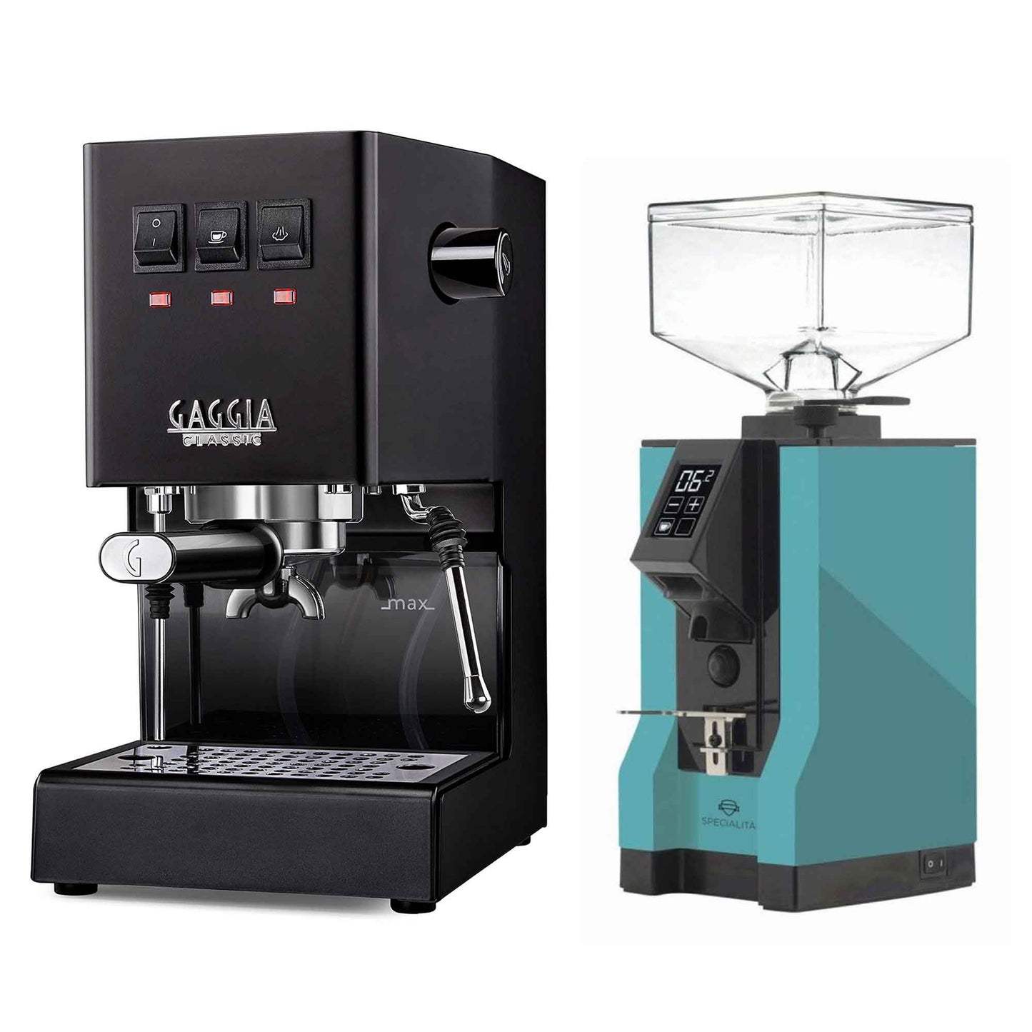 New - Gaggia Classic Evo Pro & Eureka Mignon Specialita Espresso Machine Package