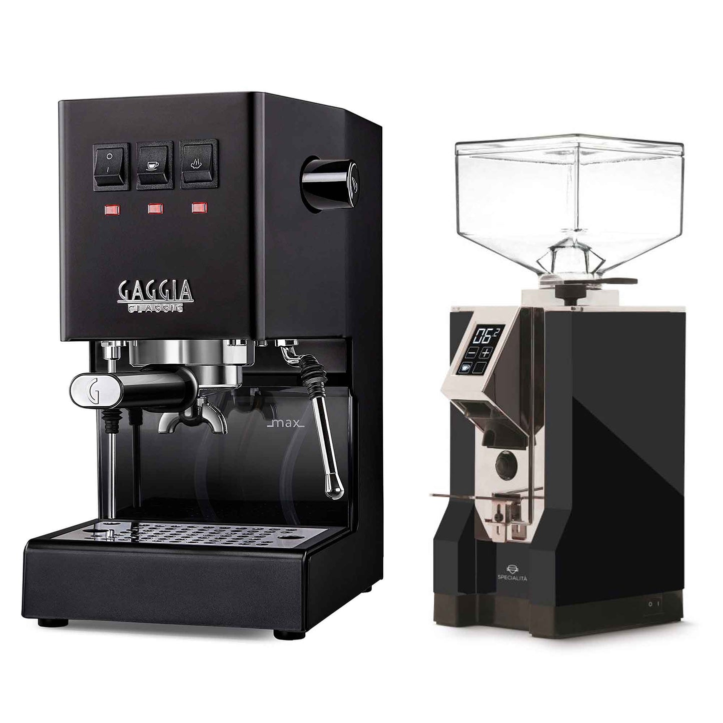 New - Gaggia Classic Evo Pro & Eureka Mignon Specialita Espresso Machine Package