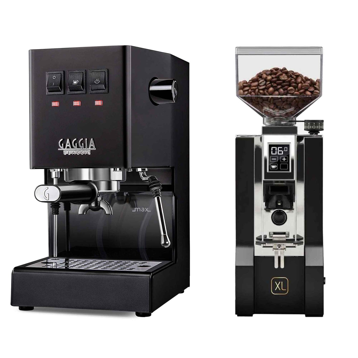 New - Gaggia Classic Evo Pro & Eureka Mignon XL Espresso Machine Package