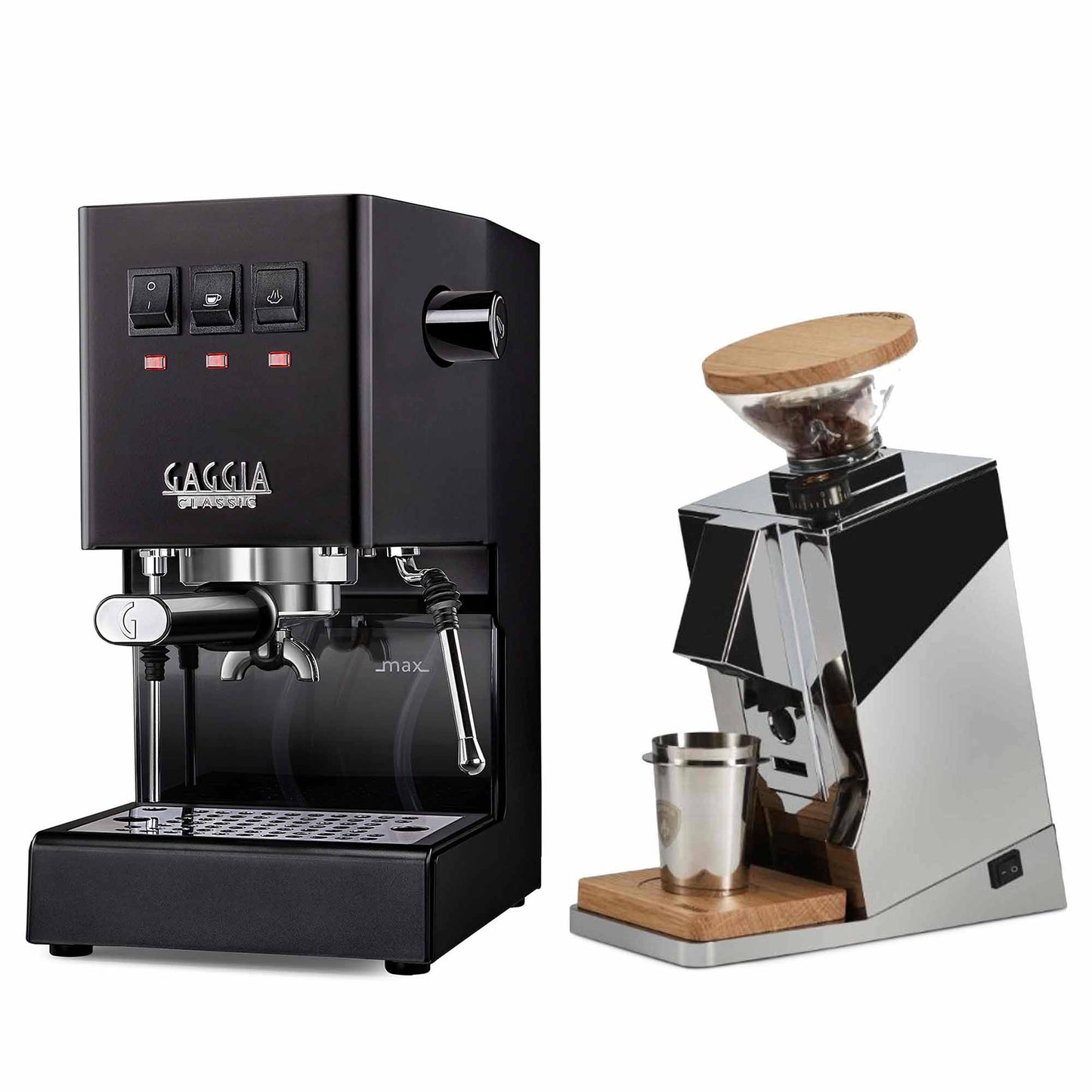 New - Gaggia Classic Evo Pro & Eureka Oro Single Dose Espresso Machine Package