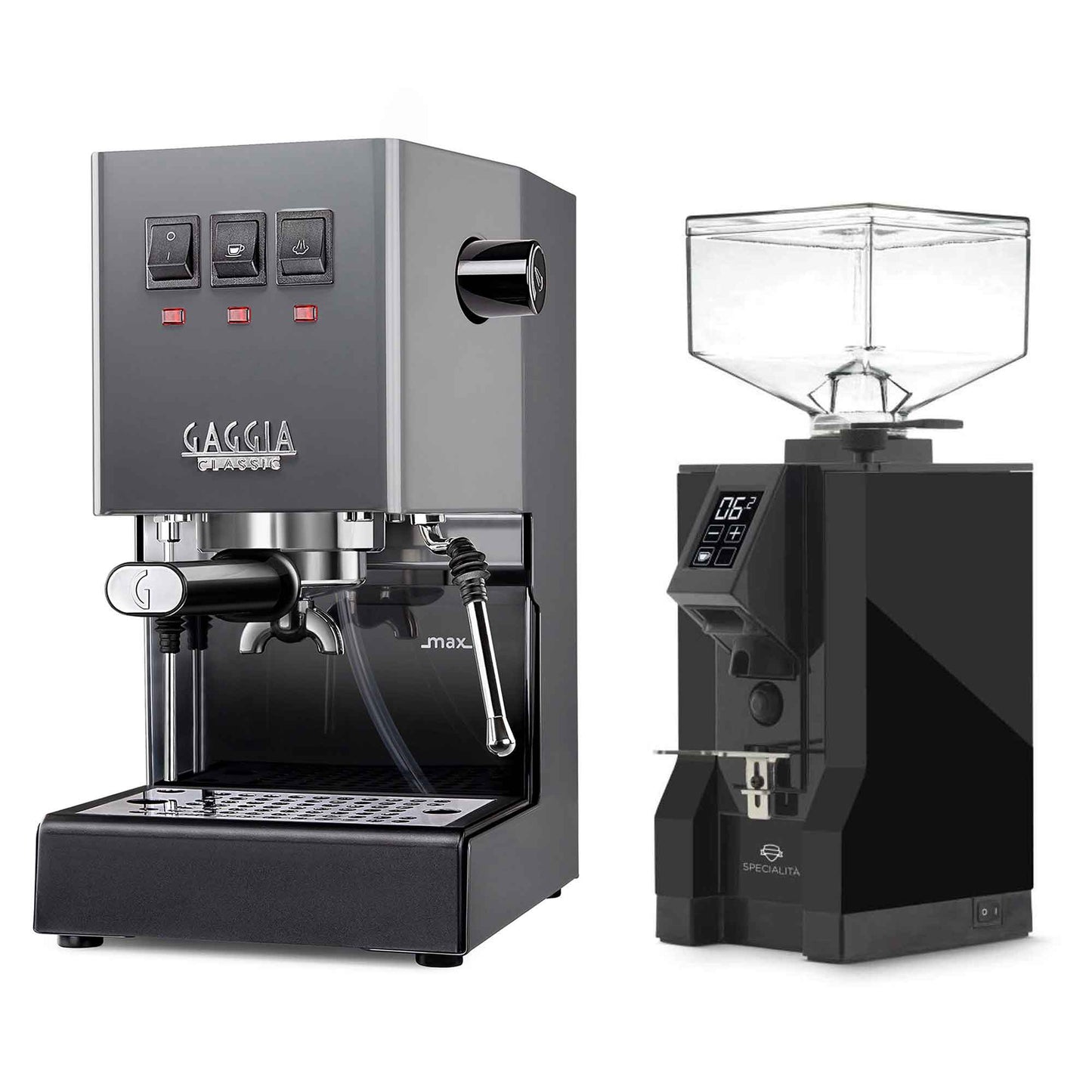 New - Gaggia Classic Evo Pro & Eureka Mignon Specialita Espresso Machine Package
