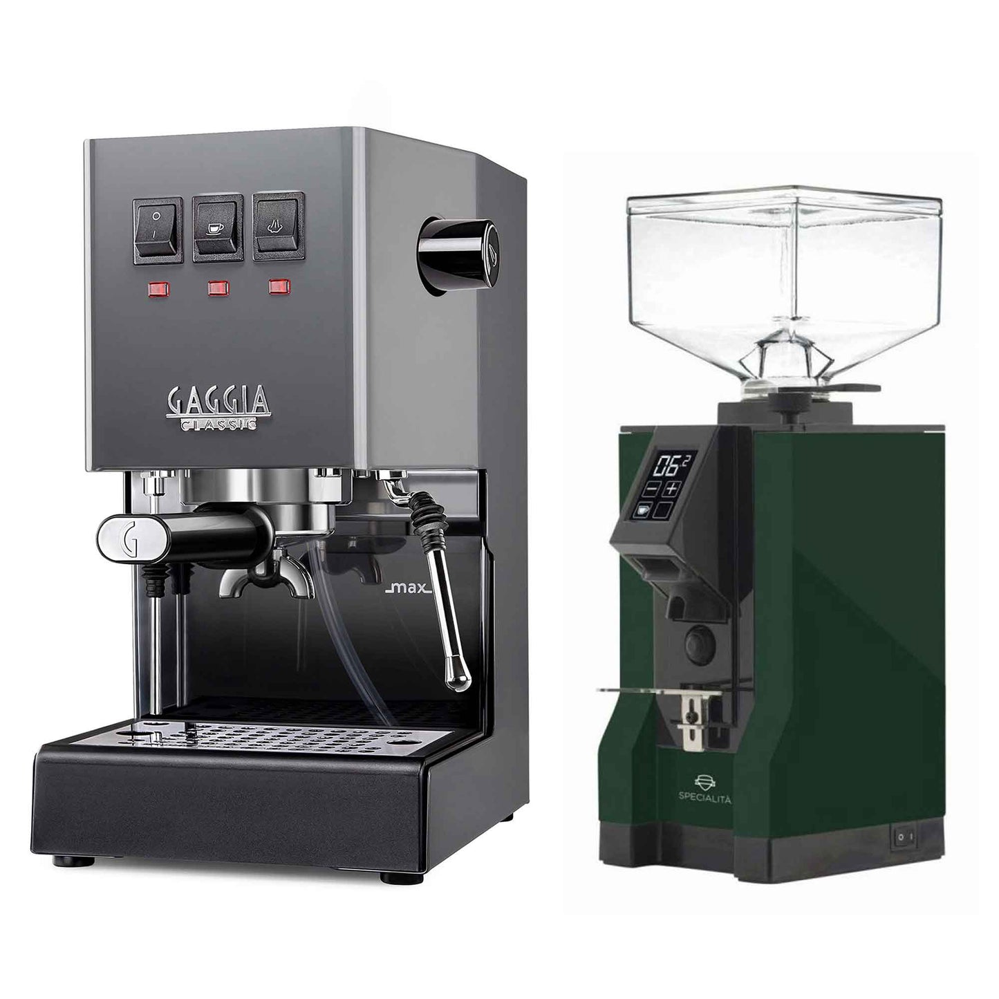 New - Gaggia Classic Evo Pro & Eureka Mignon Specialita Espresso Machine Package